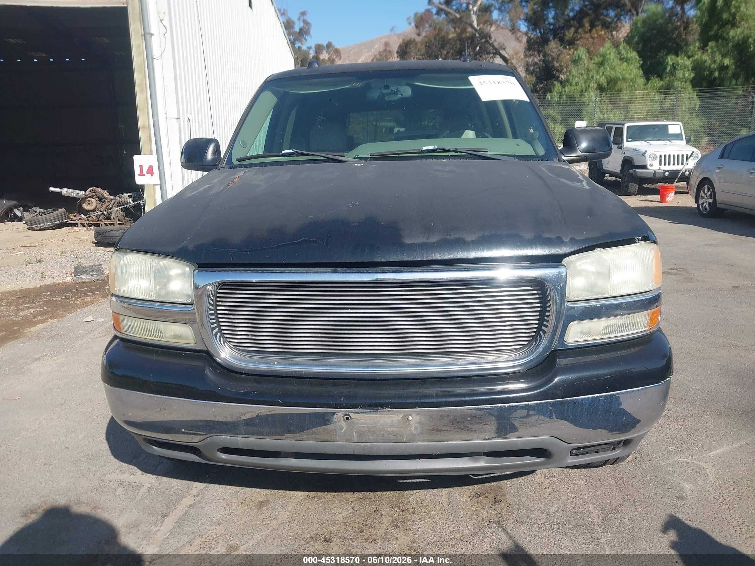 2004 Gmc Yukon Xl 1500 Slt Black vin: 1GKEC16T04J187474