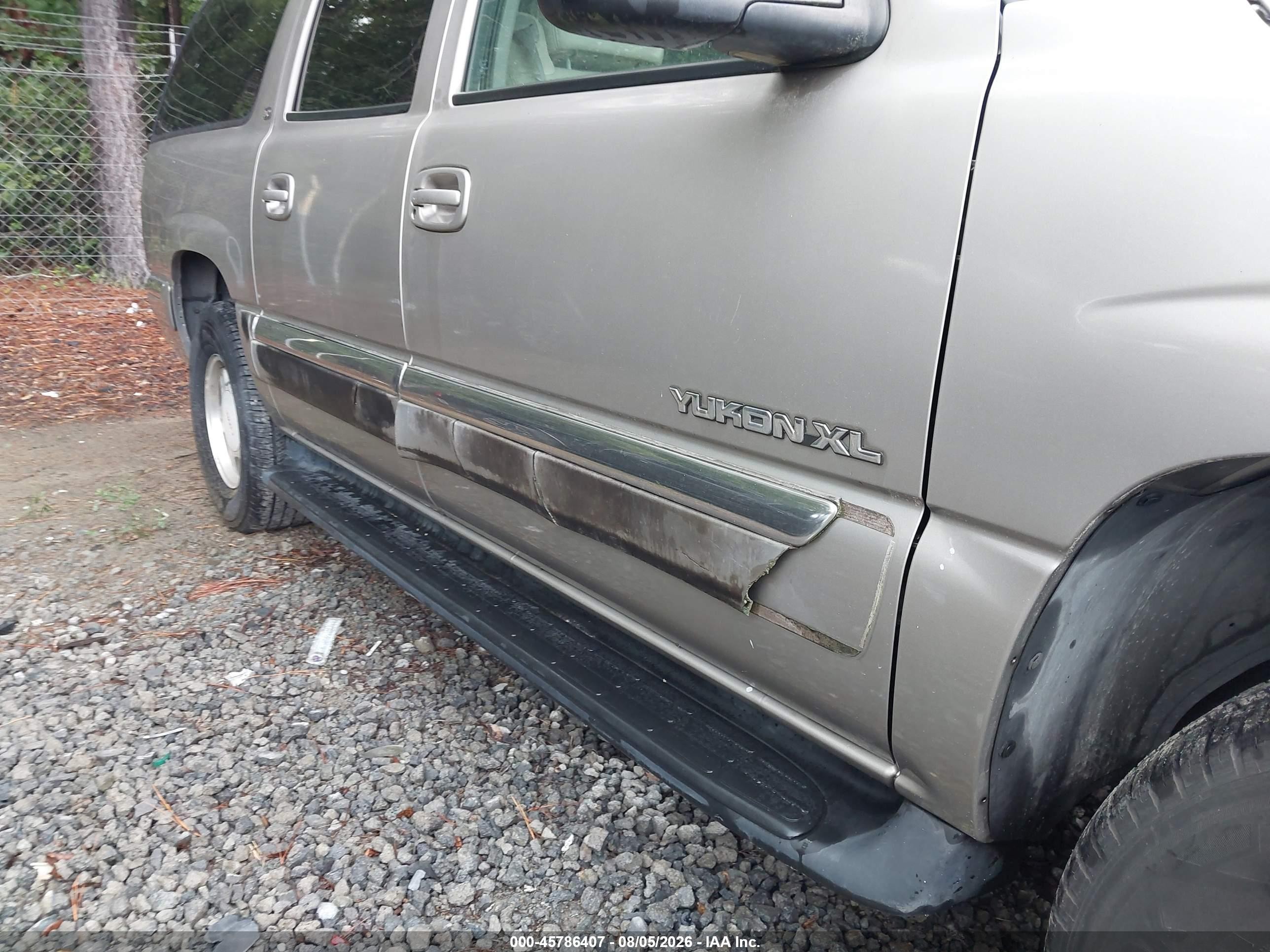 2001 Gmc Yukon Xl 1500 Slt Tan vin: 1GKEC16T21J221278