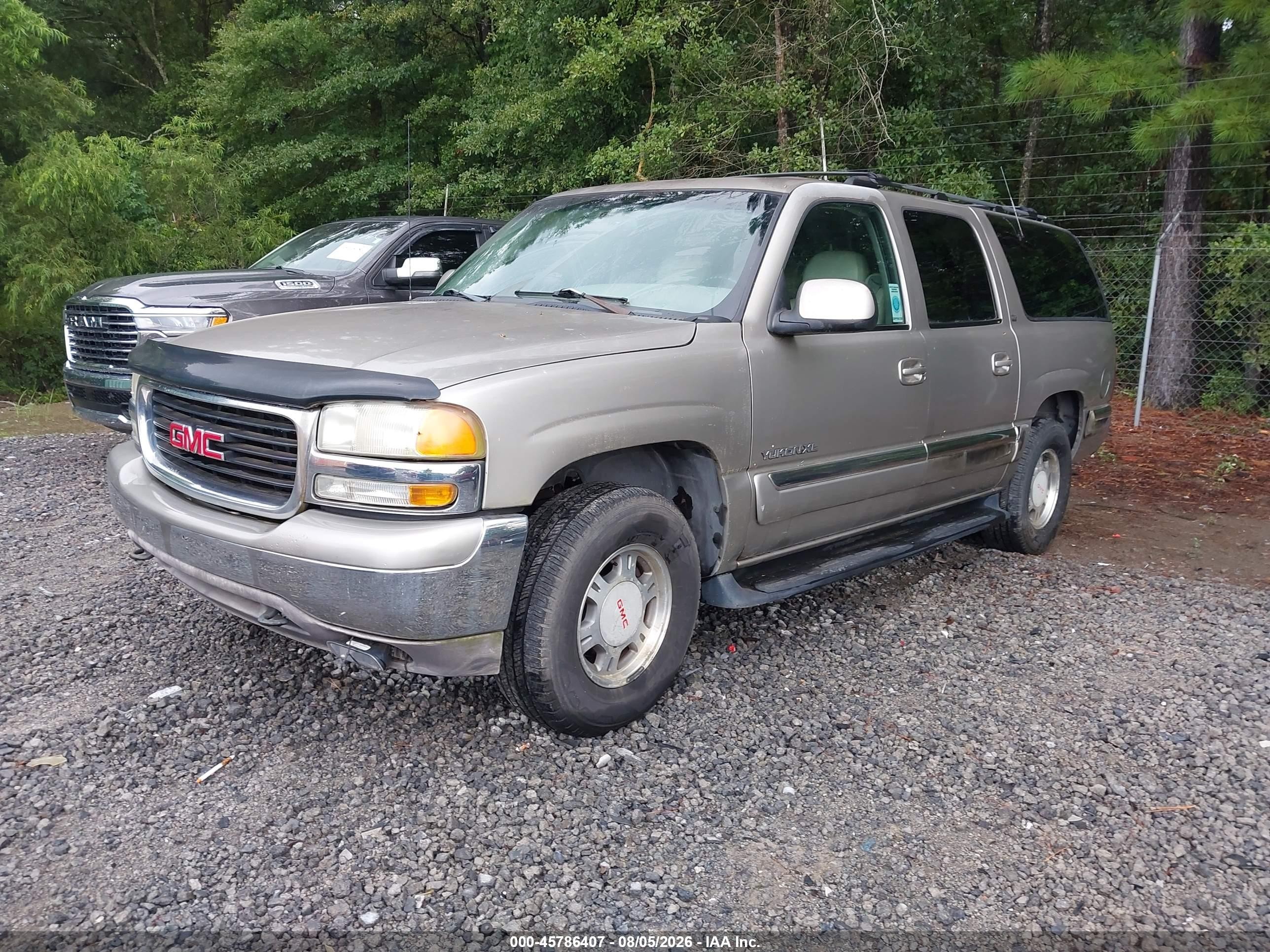 2001 Gmc Yukon Xl 1500 Slt Tan vin: 1GKEC16T21J221278