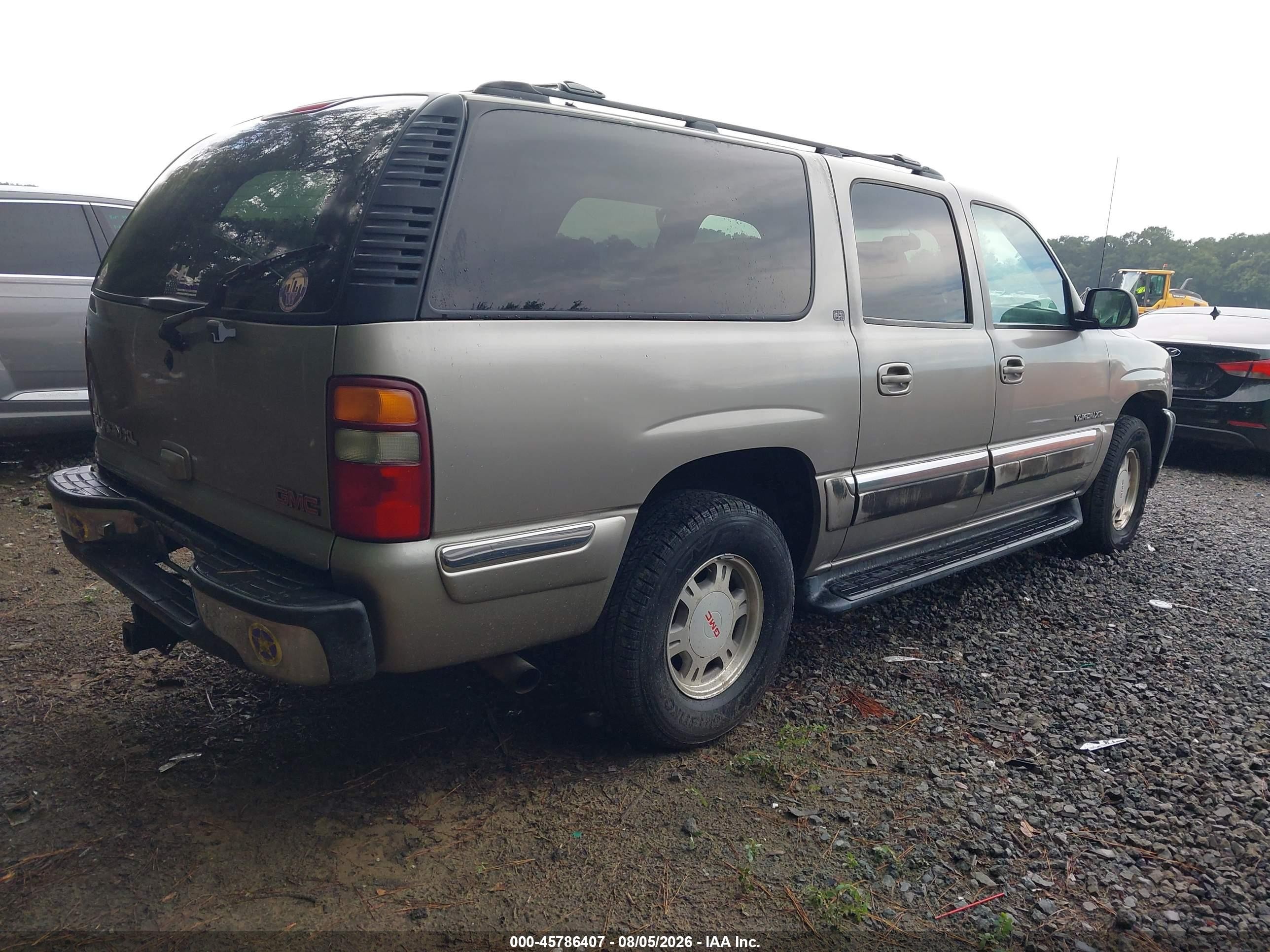 2001 Gmc Yukon Xl 1500 Slt Tan vin: 1GKEC16T21J221278