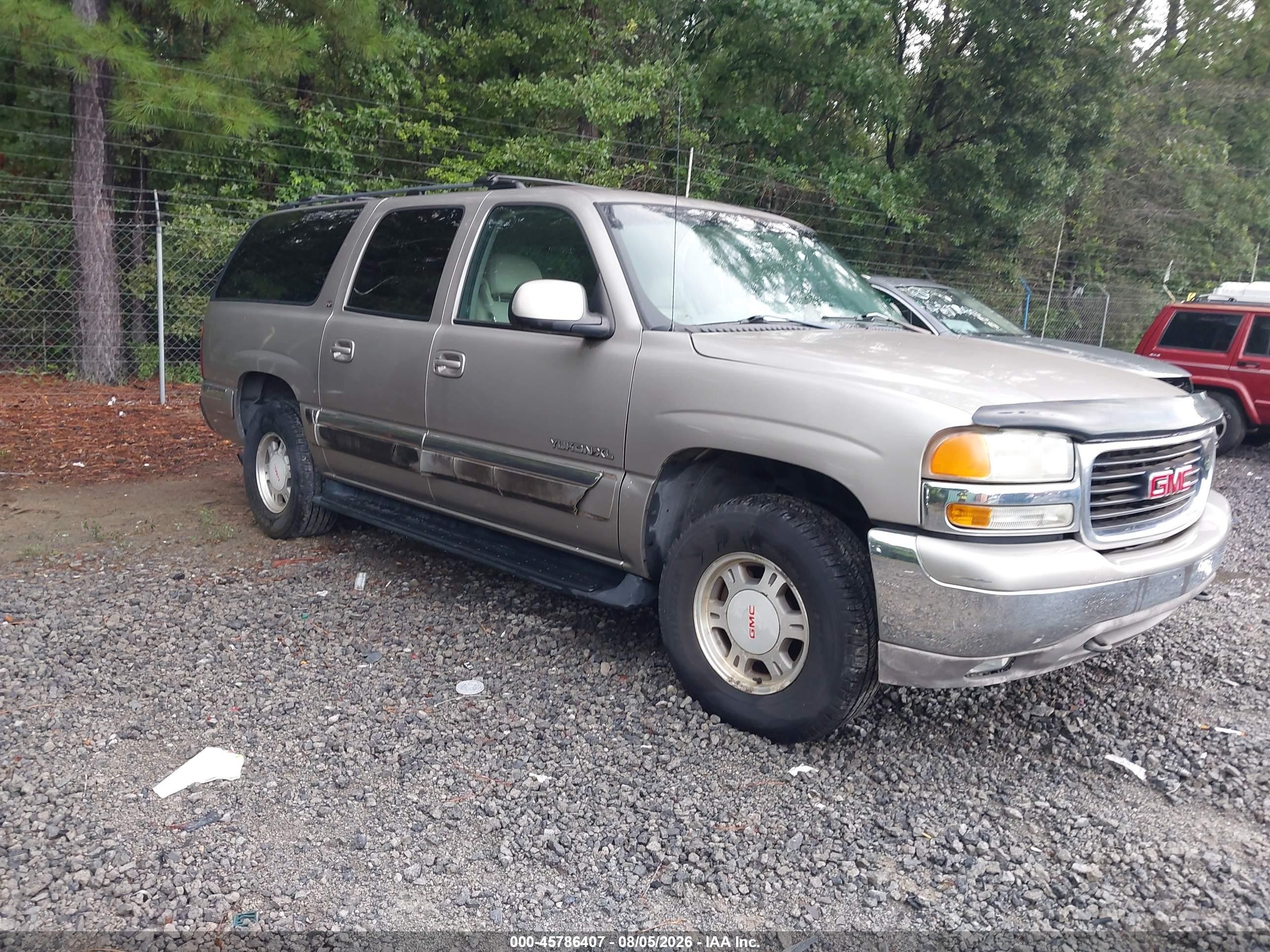 2001 Gmc Yukon Xl 1500 Slt Tan vin: 1GKEC16T21J221278
