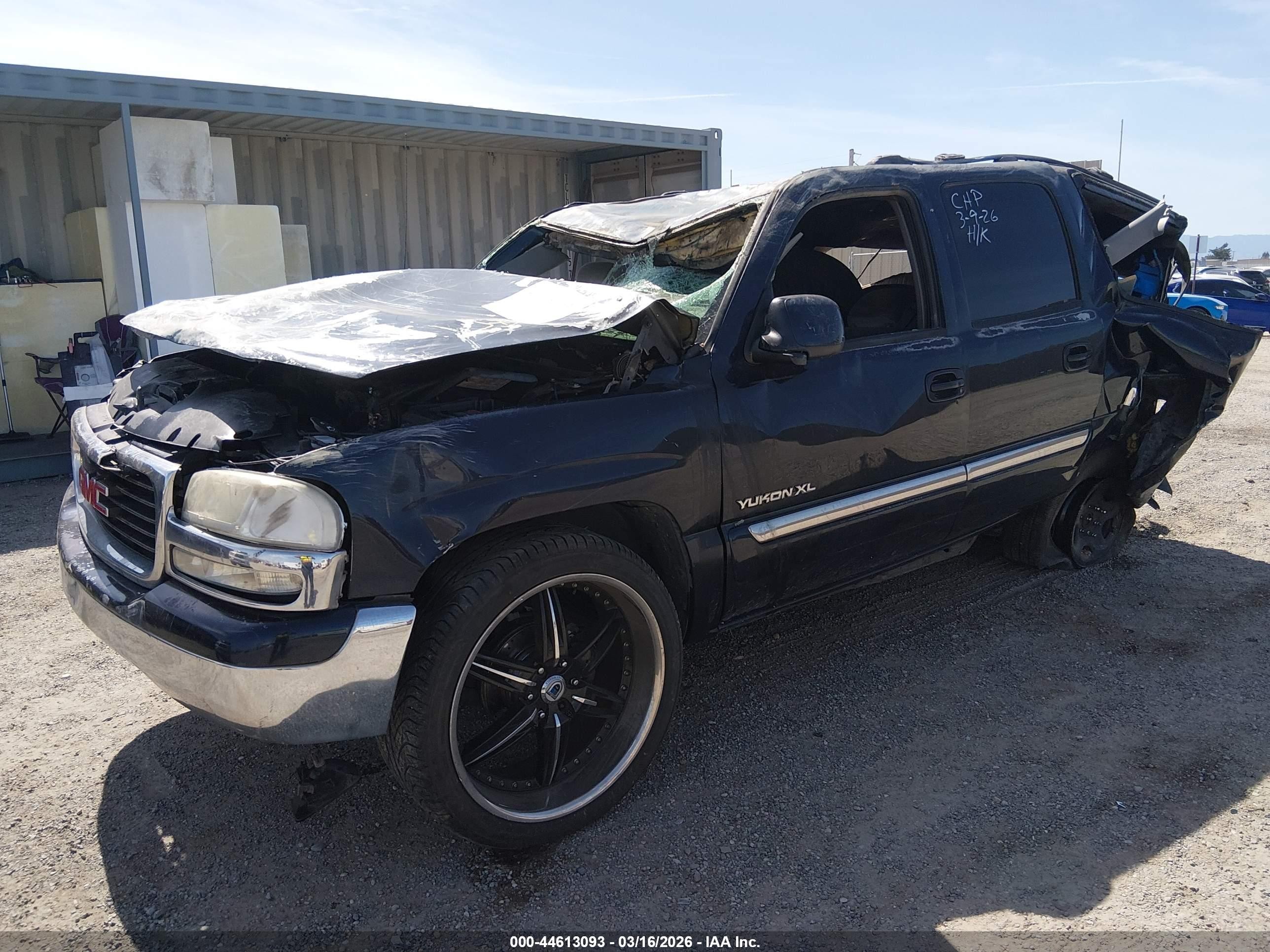 2004 Gmc Yukon Xl 1500 Sle Blue vin: 1GKEC16T64J269628