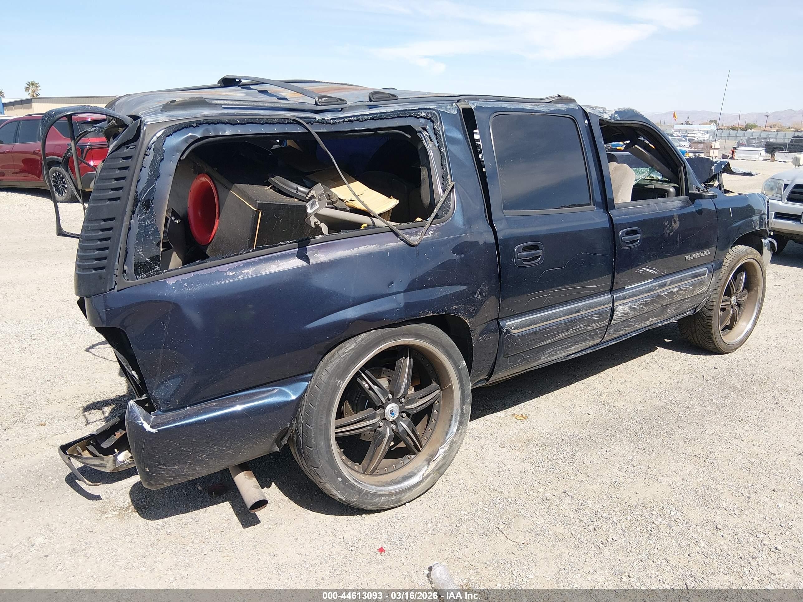 2004 Gmc Yukon Xl 1500 Sle Blue vin: 1GKEC16T64J269628