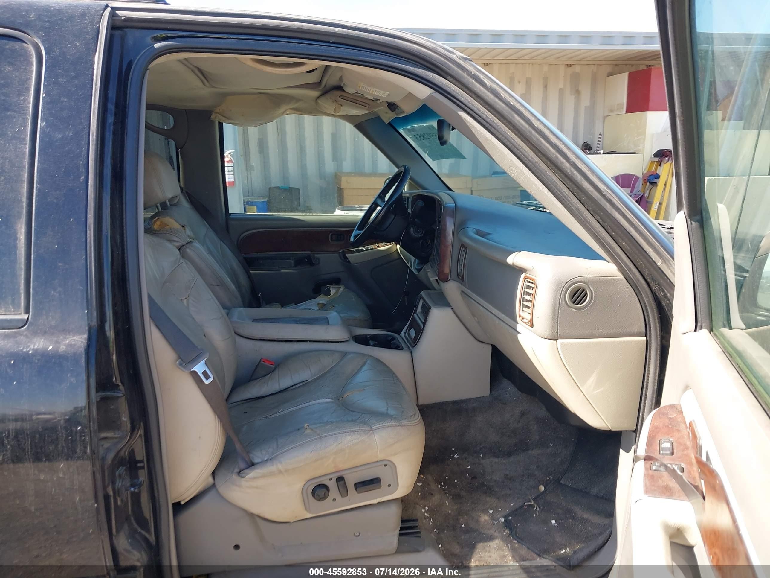 2002 Gmc Yukon Xl 1500 Slt Black vin: 1GKEC16T72J170927