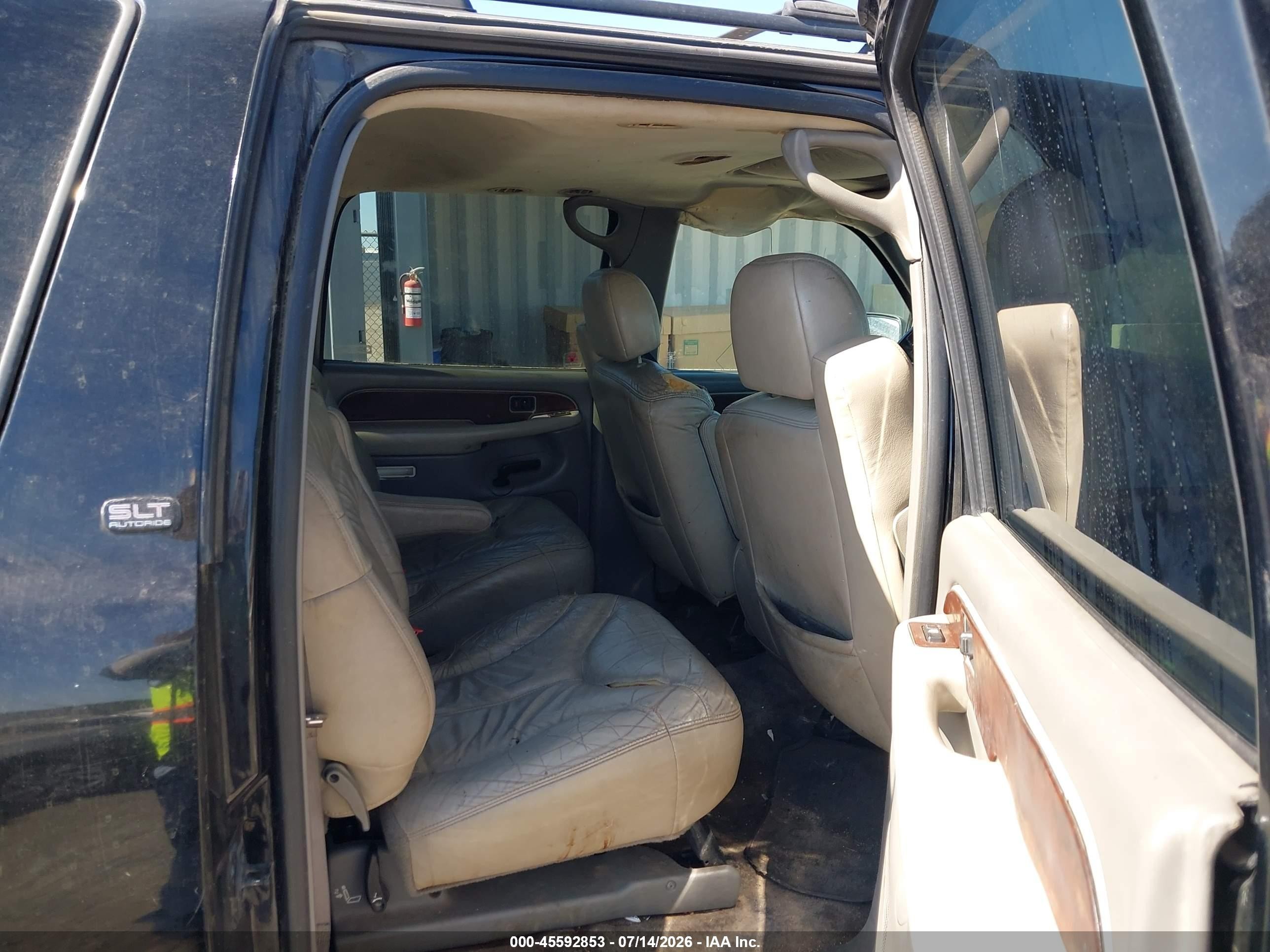 2002 Gmc Yukon Xl 1500 Slt Black vin: 1GKEC16T72J170927