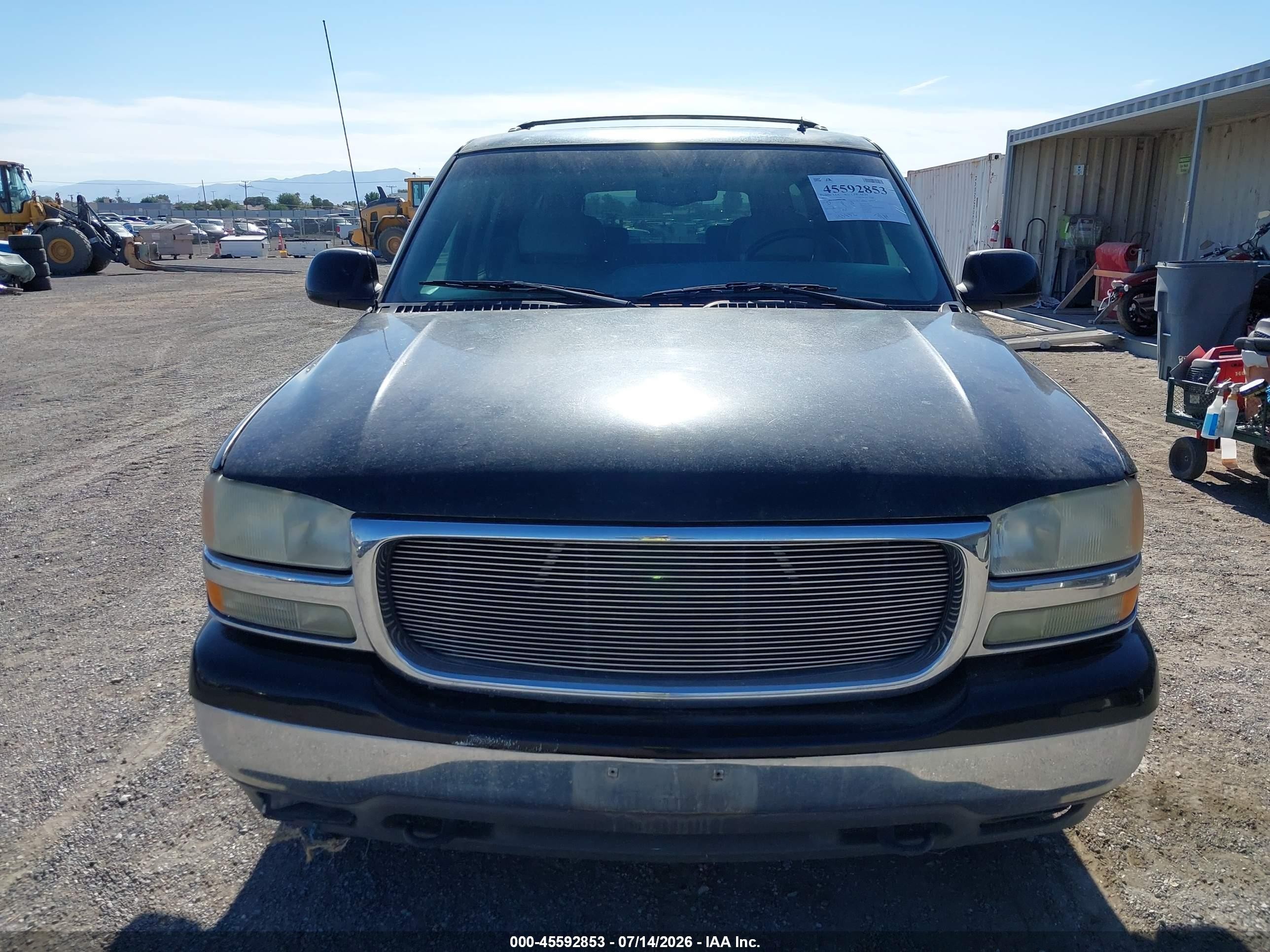 2002 Gmc Yukon Xl 1500 Slt Black vin: 1GKEC16T72J170927
