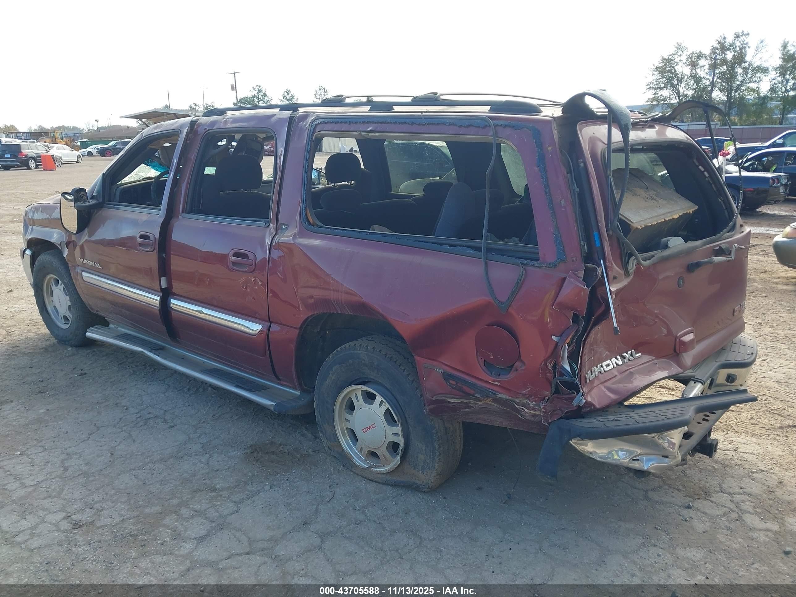 2002 Gmc Yukon Xl 1500 Sle Темно-бордовый vin: 1GKEC16Z12J192121