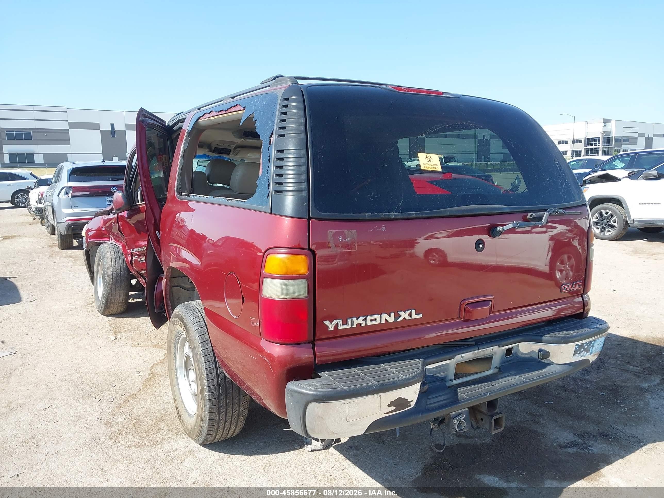 2002 Gmc Yukon Xl 1500 Slt Red vin: 1GKEC16Z22J255758