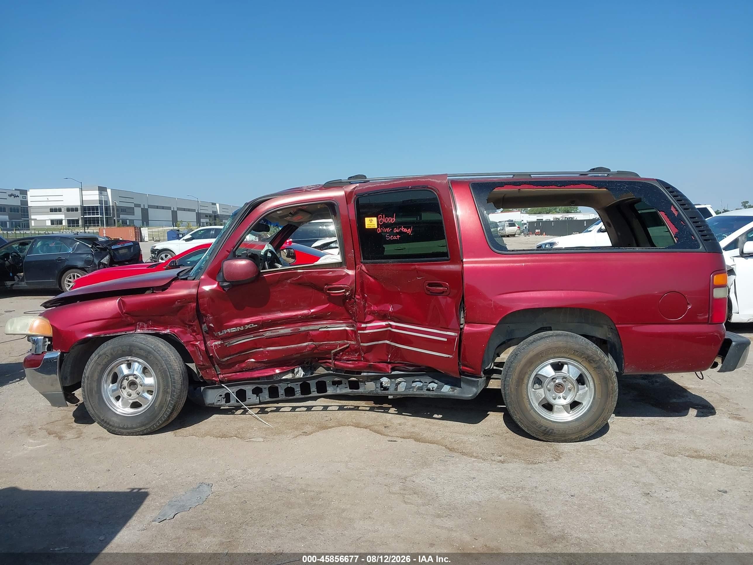2002 Gmc Yukon Xl 1500 Slt Red vin: 1GKEC16Z22J255758