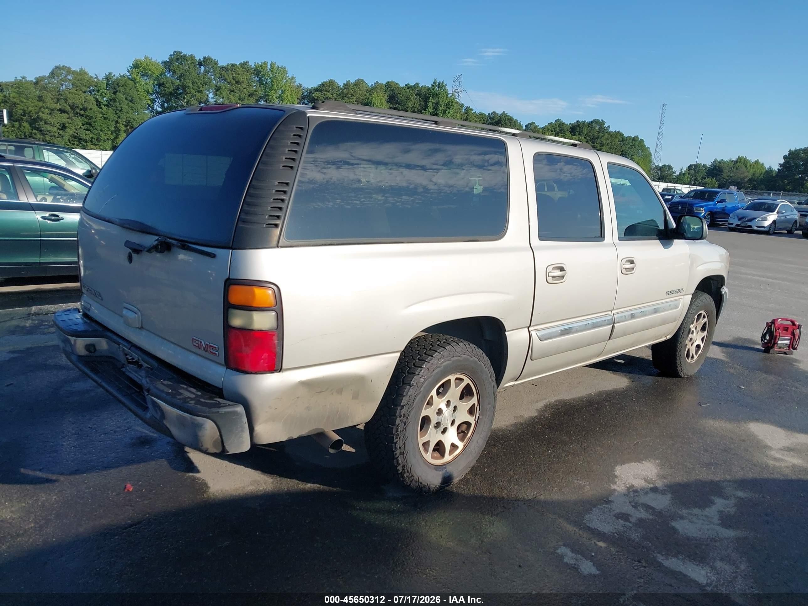 2005 Gmc Yukon Xl 1500 Sle Gray vin: 1GKEC16Z65R174140