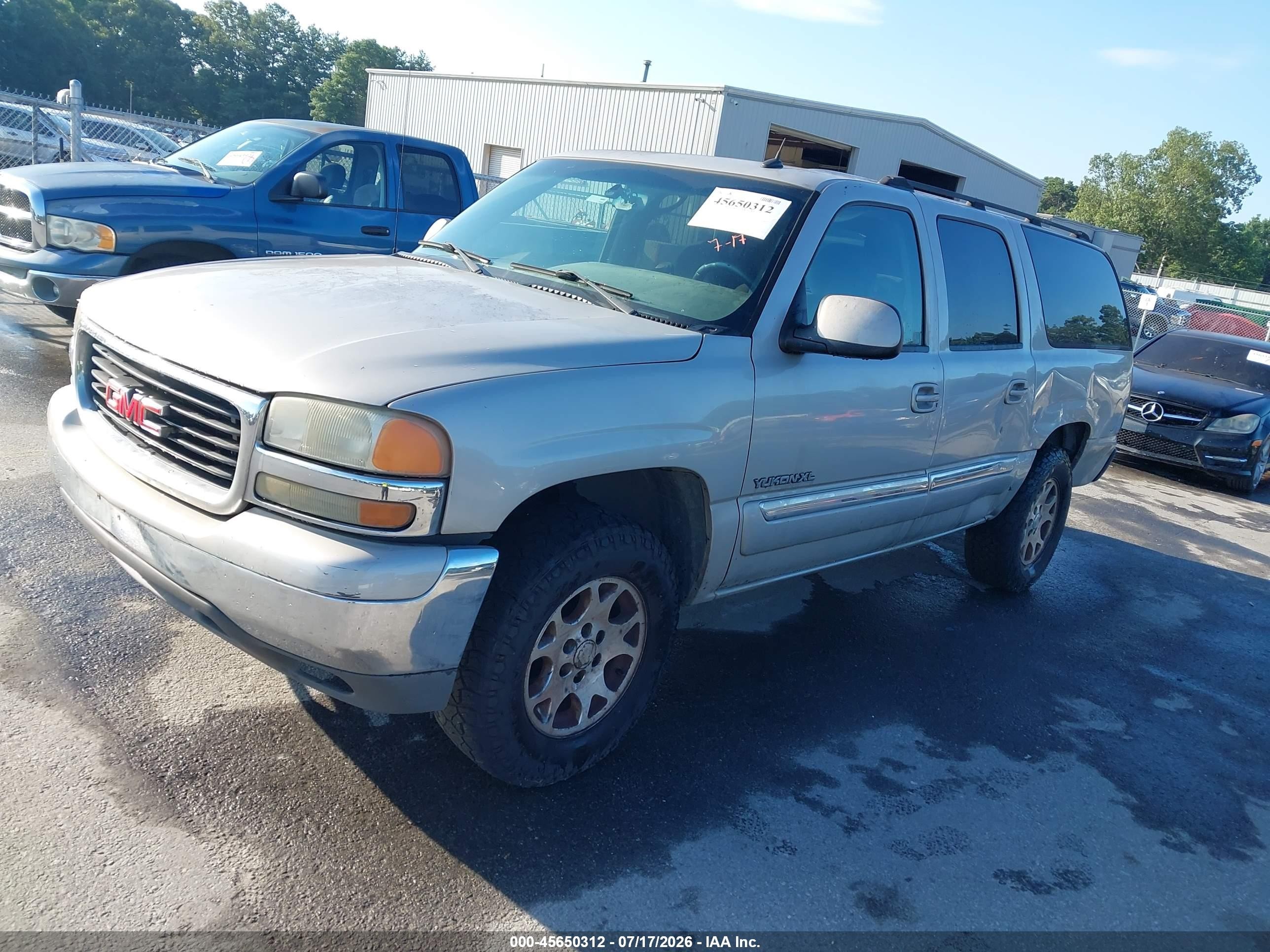 2005 Gmc Yukon Xl 1500 Sle Gray vin: 1GKEC16Z65R174140
