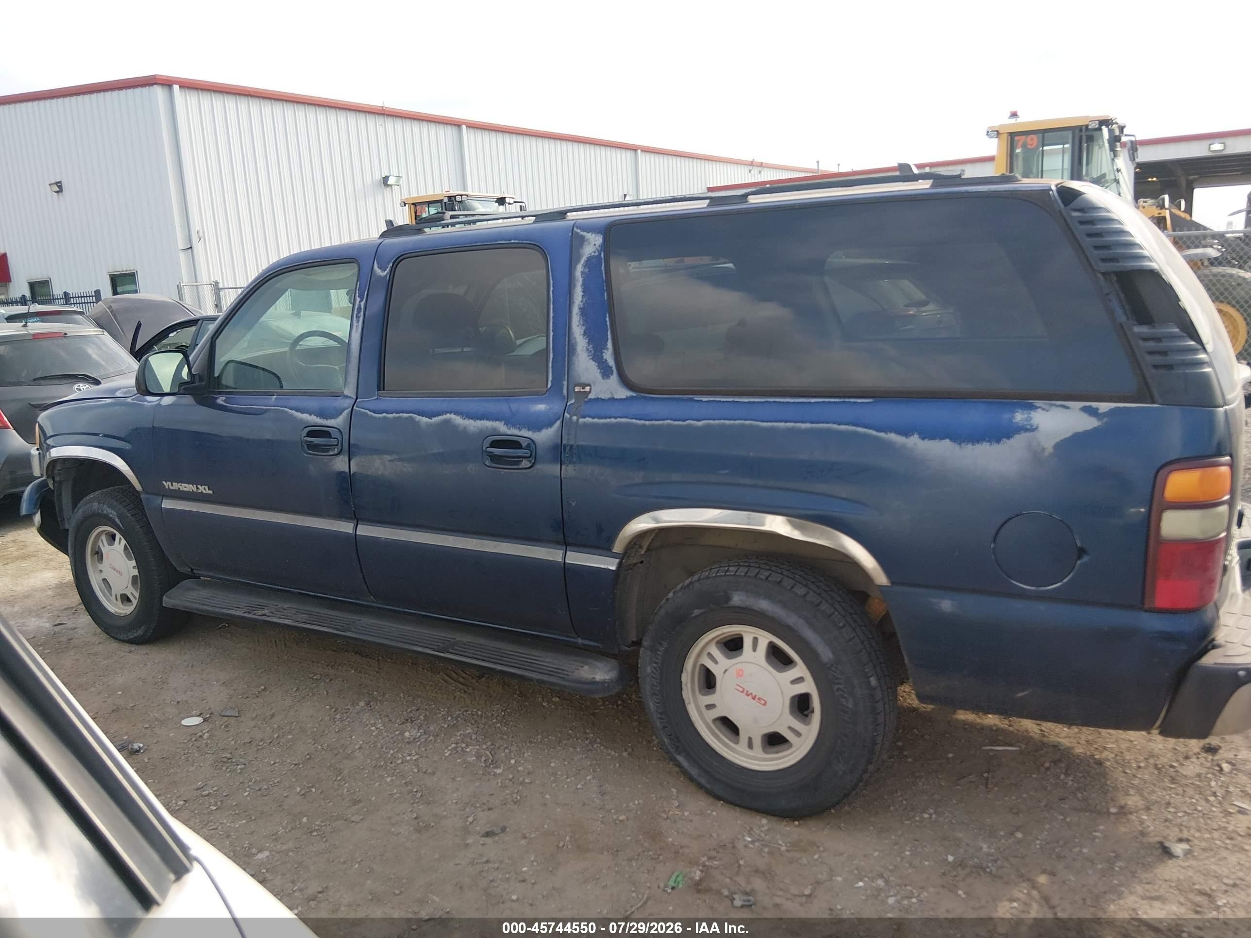 2002 Gmc Yukon Xl 1500 Sle Blue vin: 1GKEC16Z72J130268