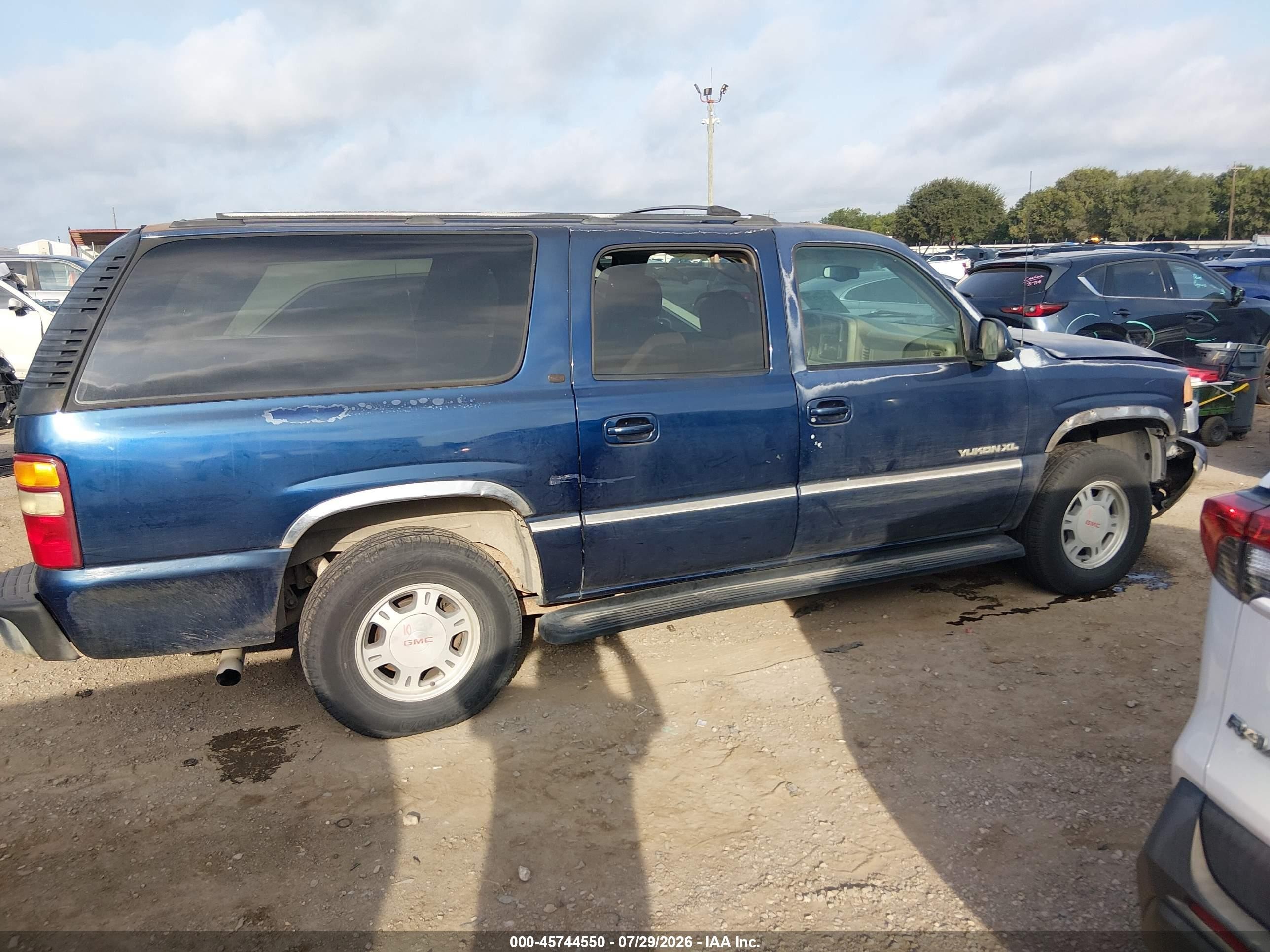 2002 Gmc Yukon Xl 1500 Sle Blue vin: 1GKEC16Z72J130268