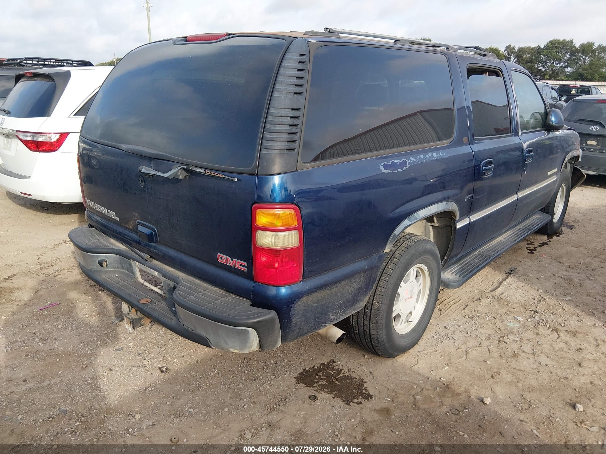 2002 Gmc Yukon Xl 1500 Sle Blue vin: 1GKEC16Z72J130268