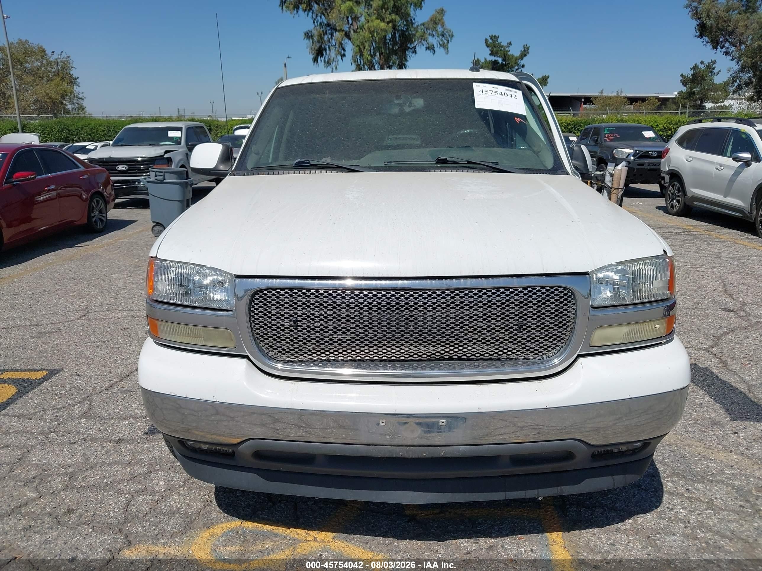 2005 Gmc Yukon Xl 1500 Sle White vin: 1GKEC16Z75J109215