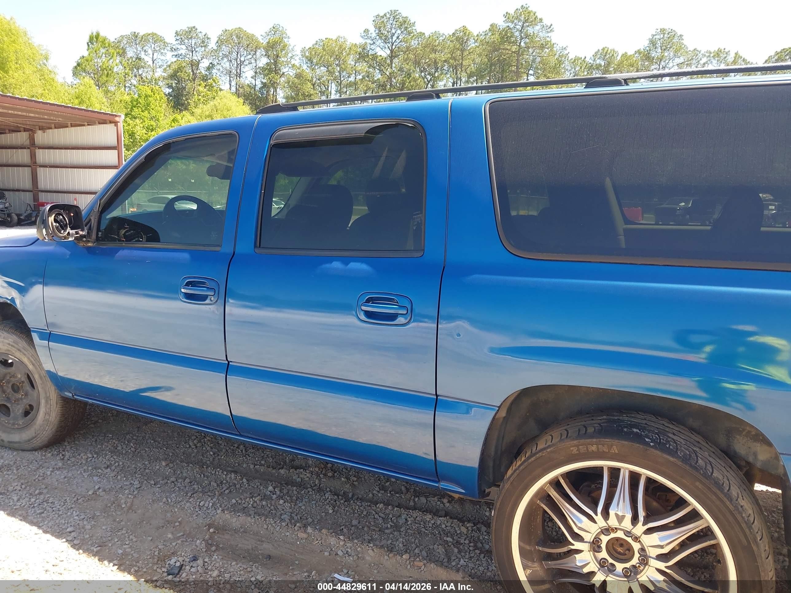 2003 Gmc Yukon Xl 1500 Sle Blue vin: 1GKEC16Z93J178775