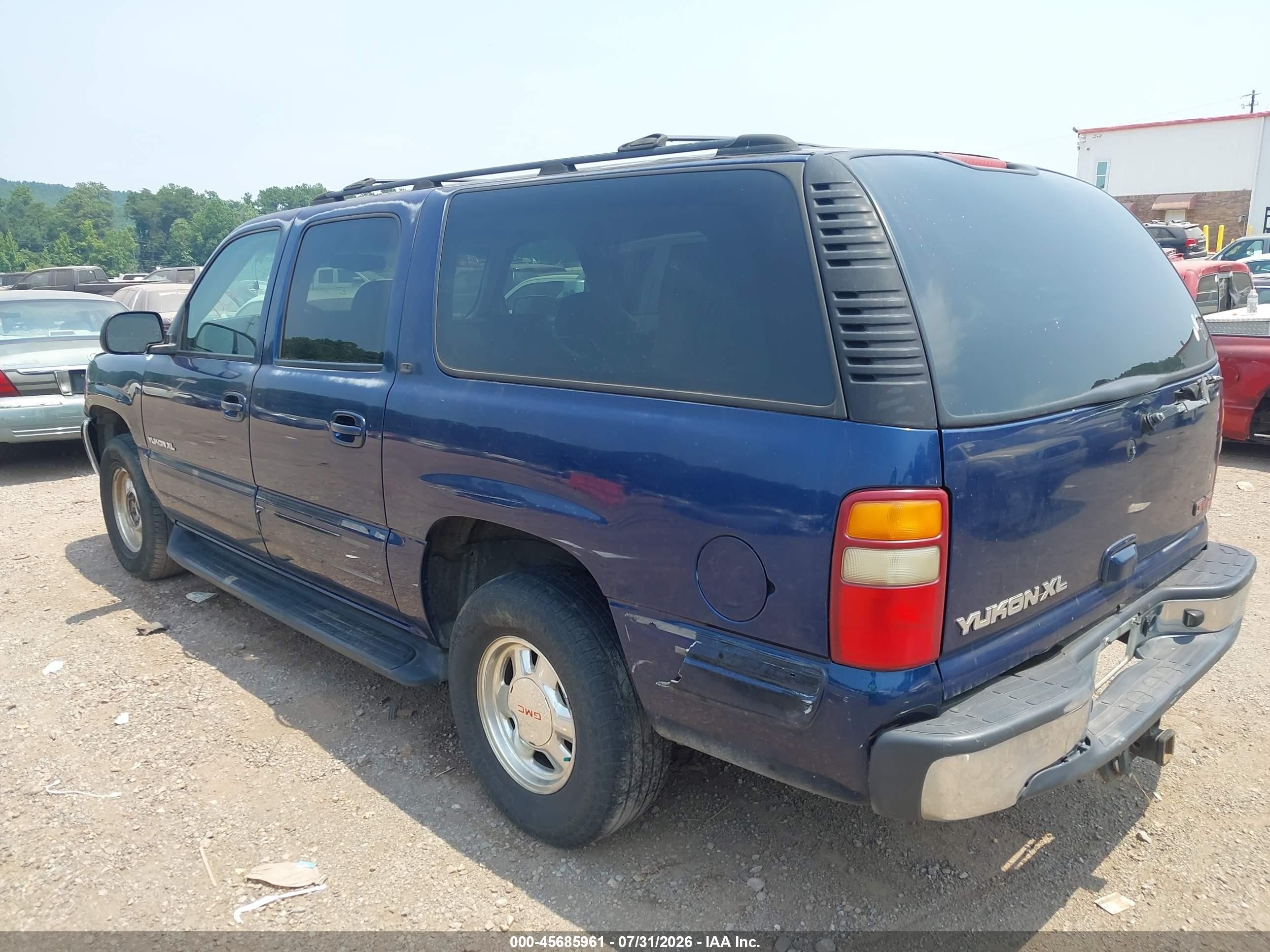 2002 Gmc Yukon Xl 1500 Slt Blue vin: 1GKEC16ZX2J219915