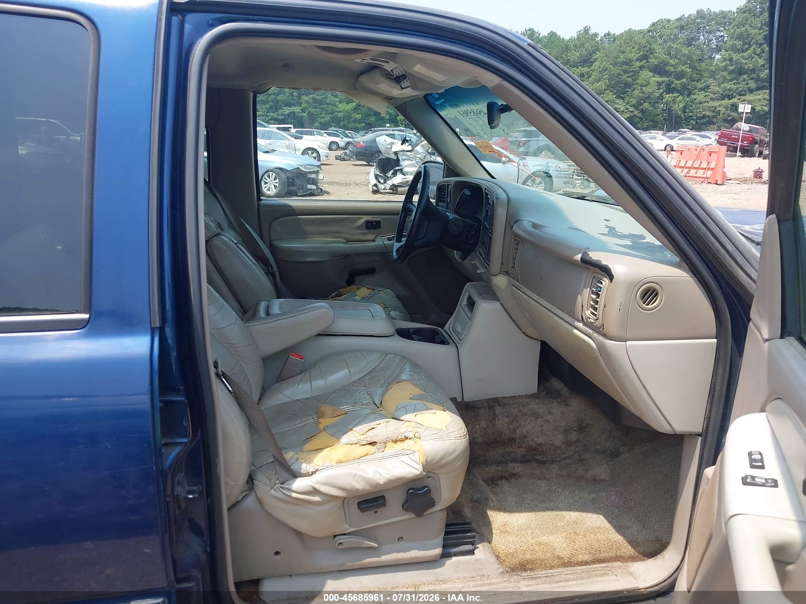 2002 Gmc Yukon Xl 1500 Slt Blue vin: 1GKEC16ZX2J219915