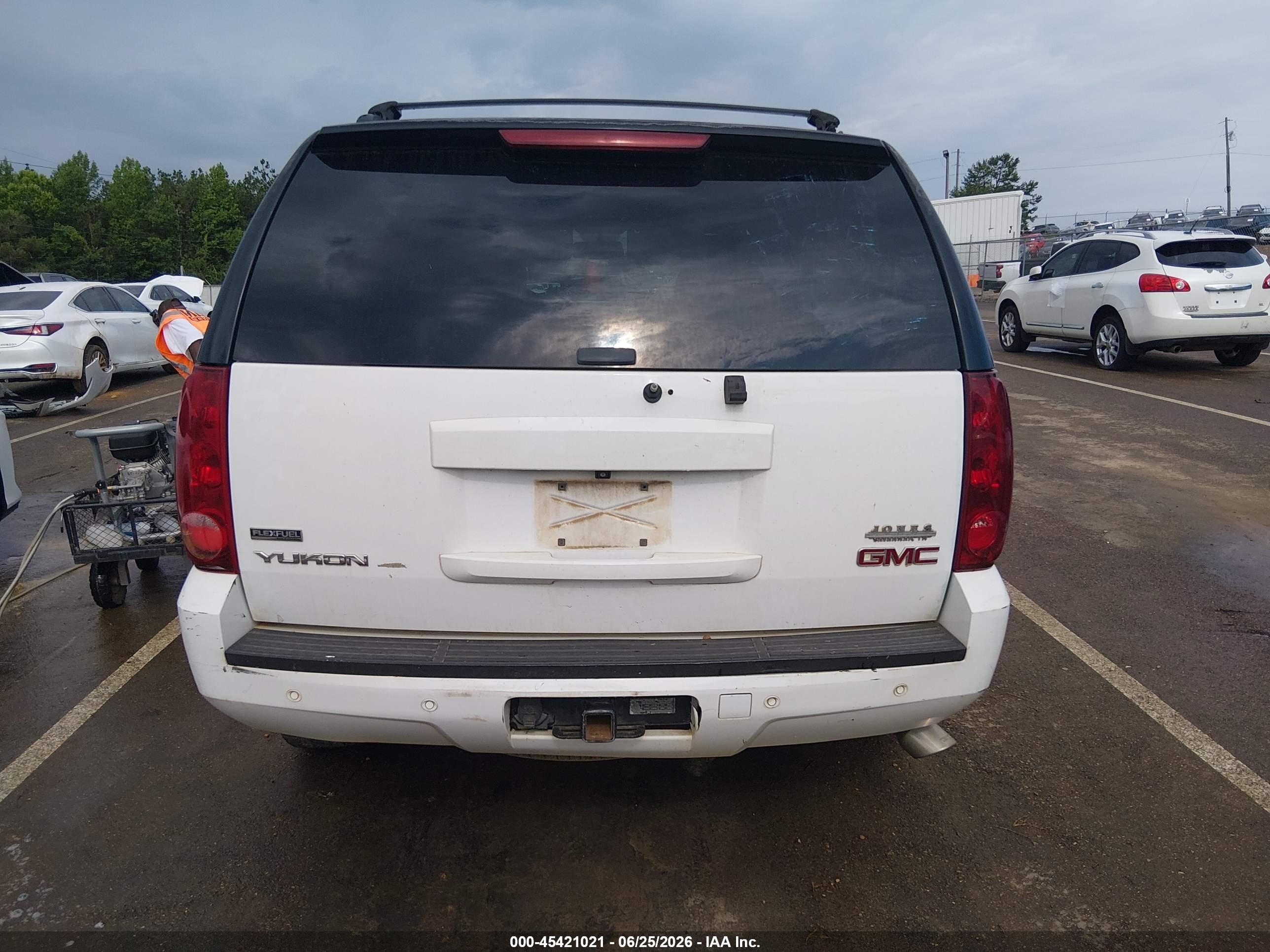 2009 Gmc Yukon Slt2 Белый vin: 1GKEC33309R206646