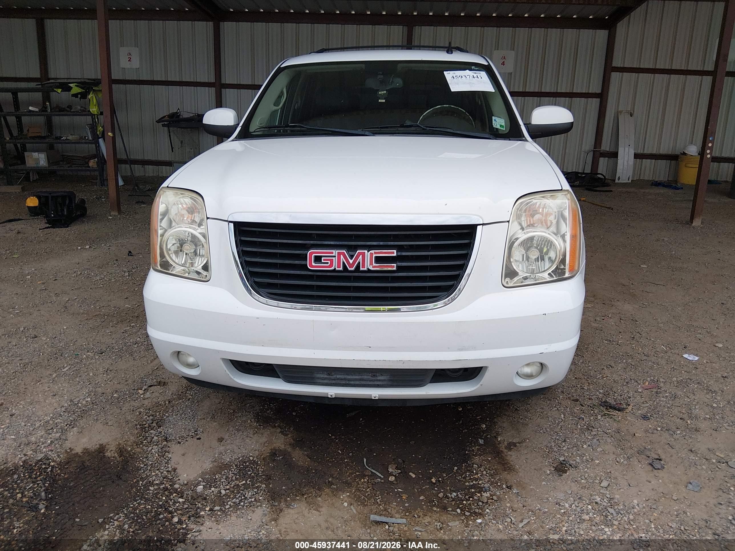2009 Gmc Yukon Slt W/4sa White vin: 1GKEC33359R204651