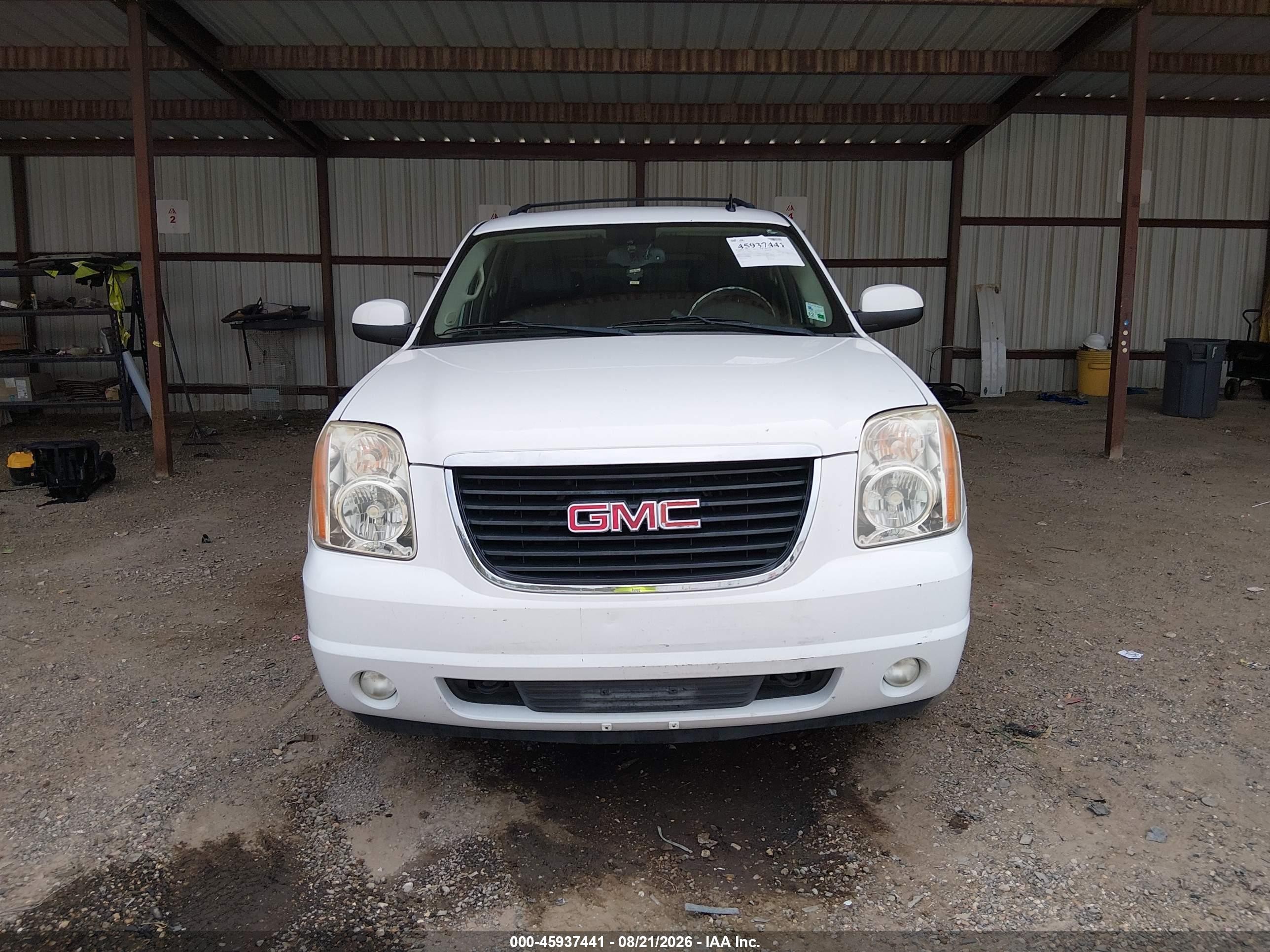 2009 Gmc Yukon Slt W/4sa White vin: 1GKEC33359R204651