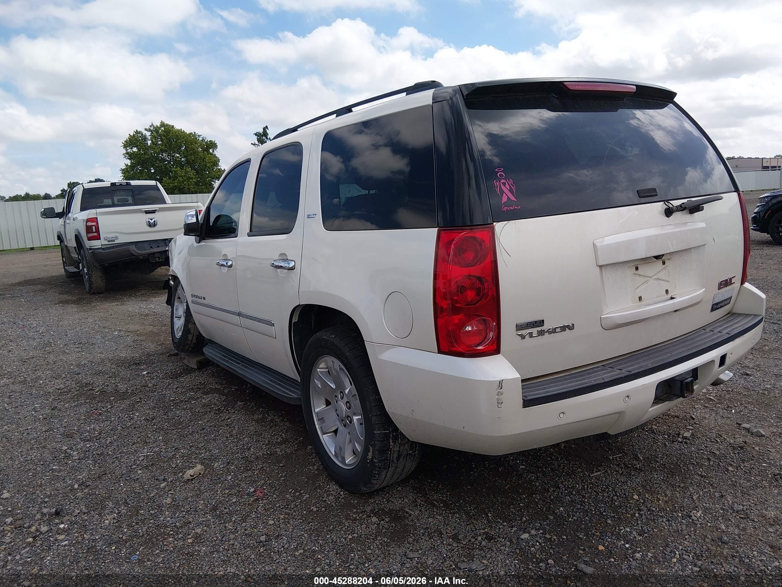 2009 Gmc Yukon Slt2 Белый vin: 1GKEC33369R224813