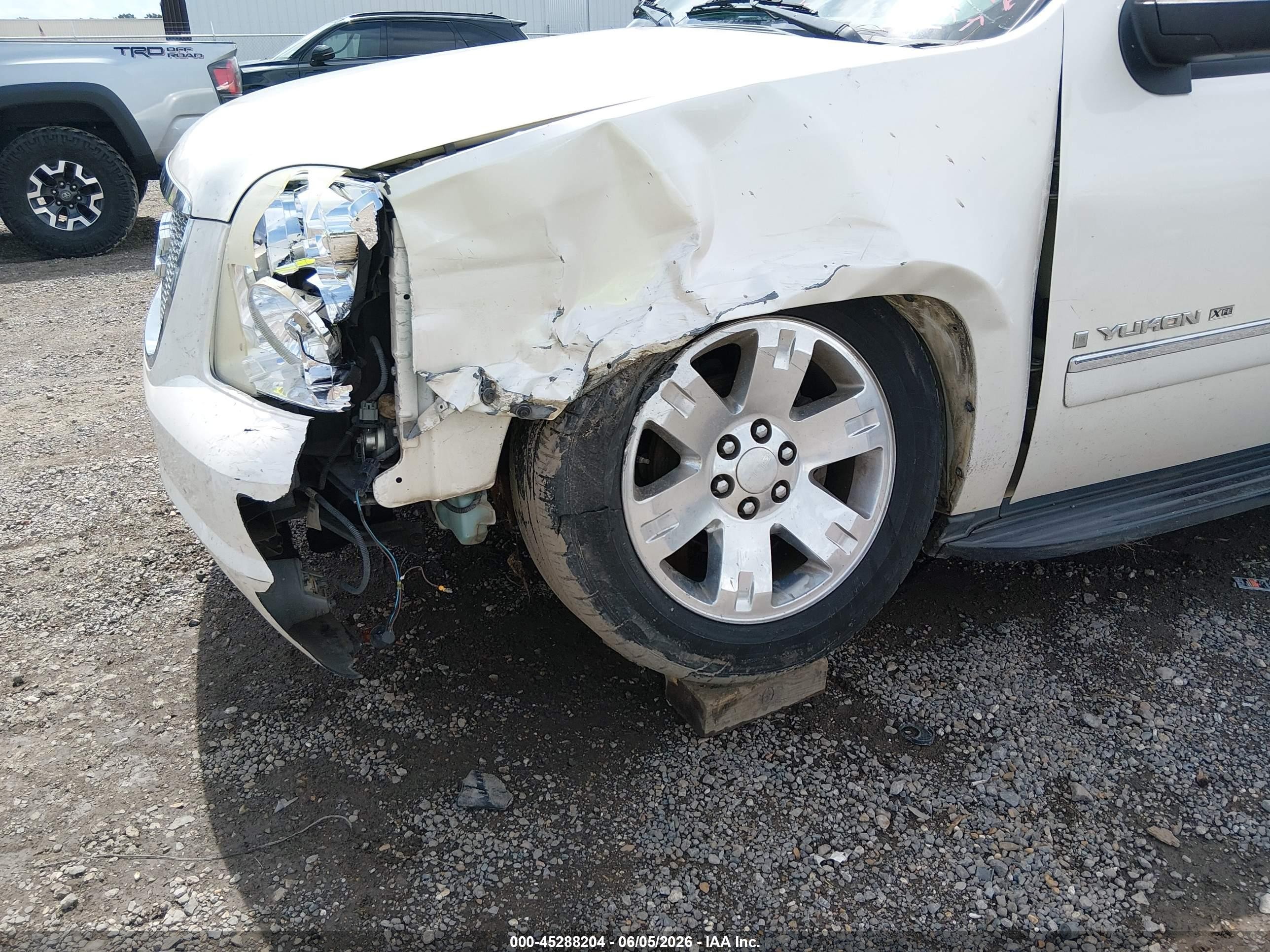 2009 Gmc Yukon Slt2 Белый vin: 1GKEC33369R224813