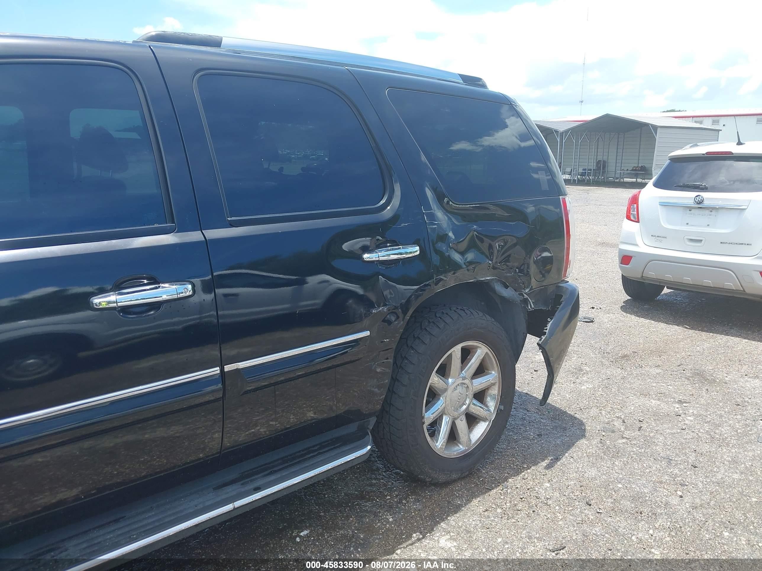 2008 Gmc Yukon Denali Black vin: 1GKEC63858J215157