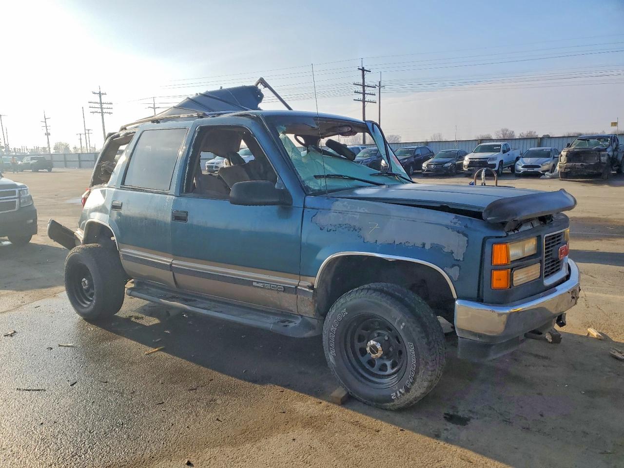 1995 Gmc Yukon Green vin: 1GKEK13K3SJ764641