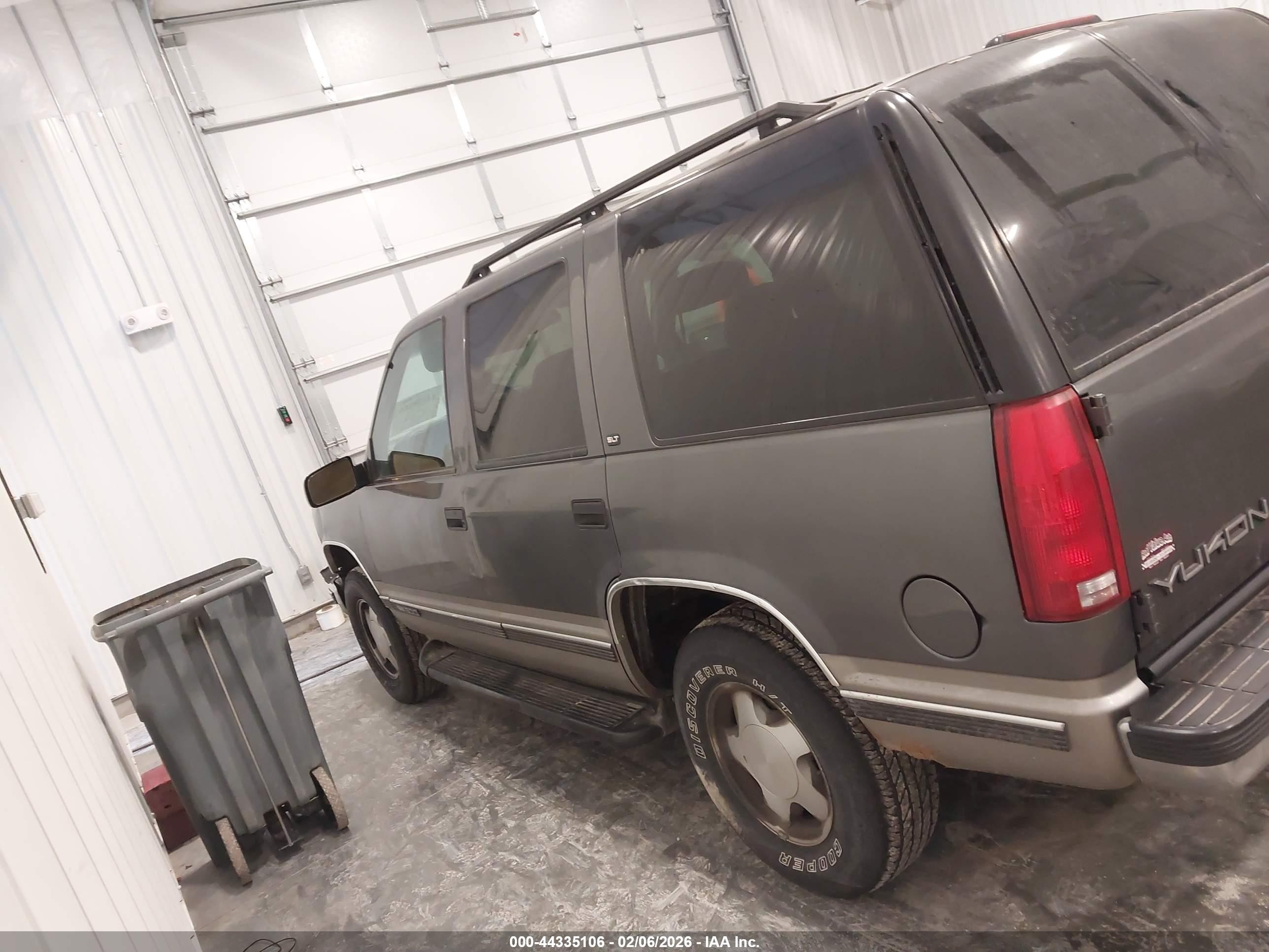 1999 Gmc Yukon Slt Cmi Gray vin: 1GKEK13R0XJ763872