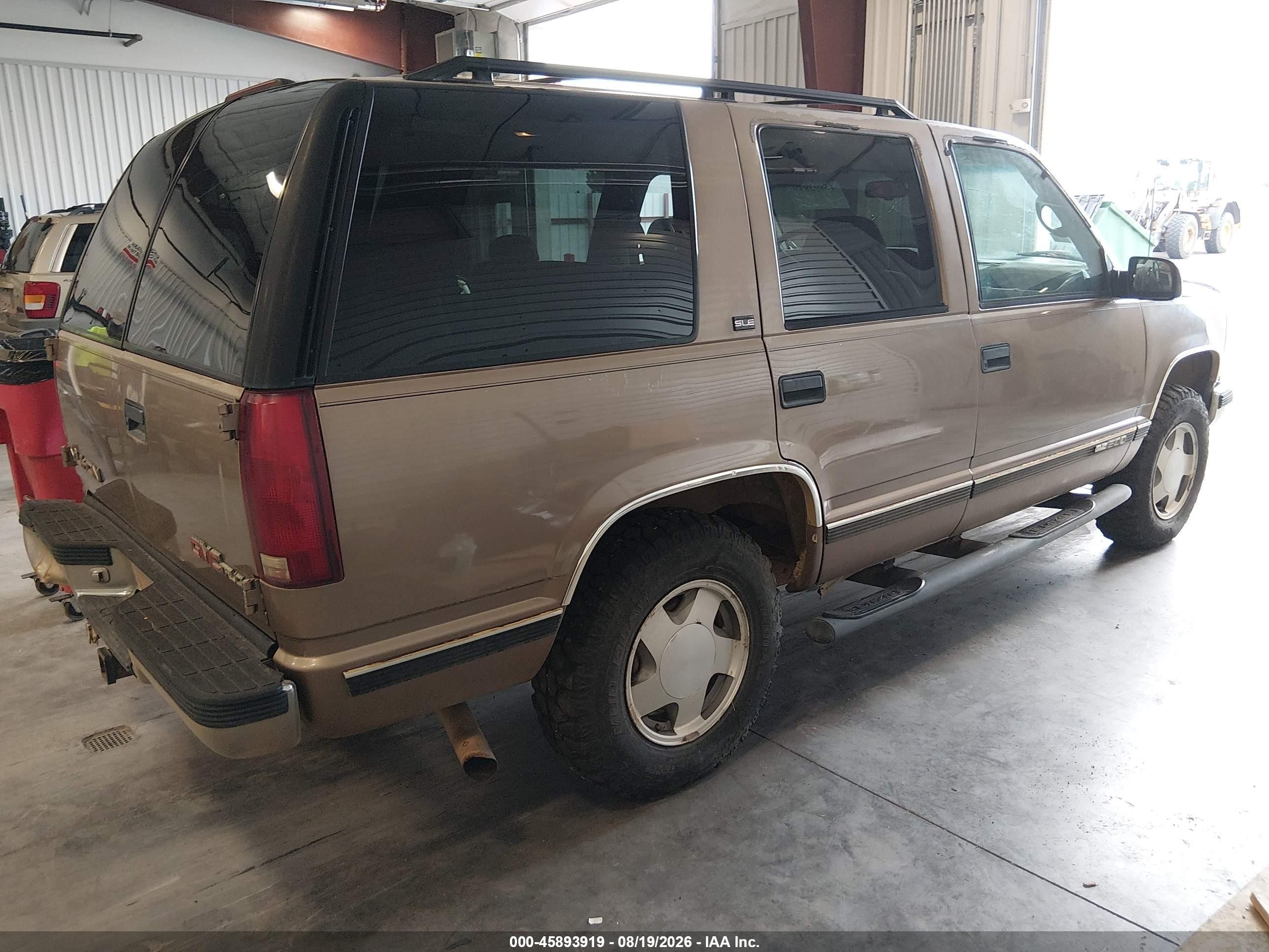 1996 Gmc Yukon   Коричневый vin: 1GKEK13R2TJ753970