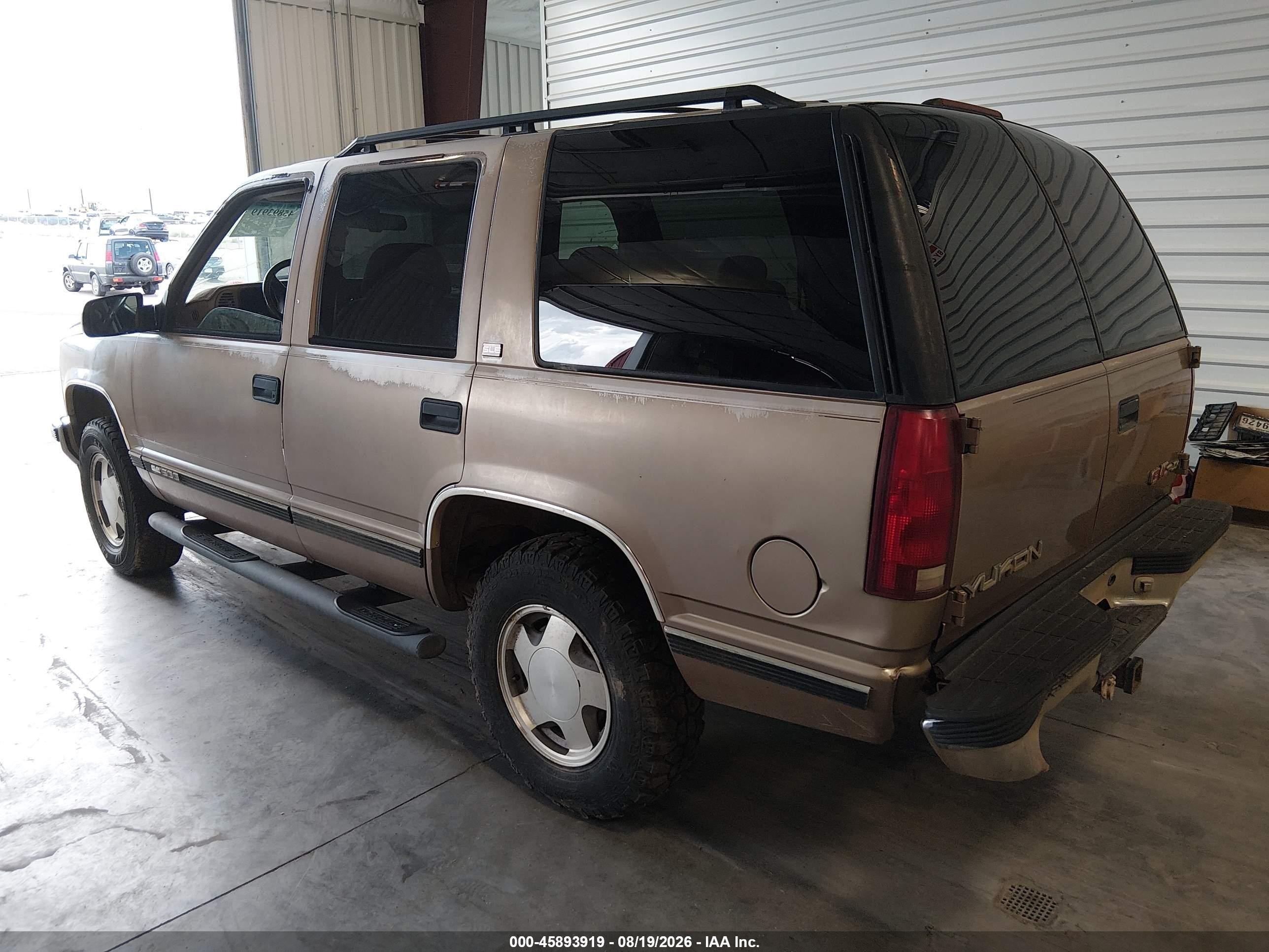 1996 Gmc Yukon   Коричневый vin: 1GKEK13R2TJ753970