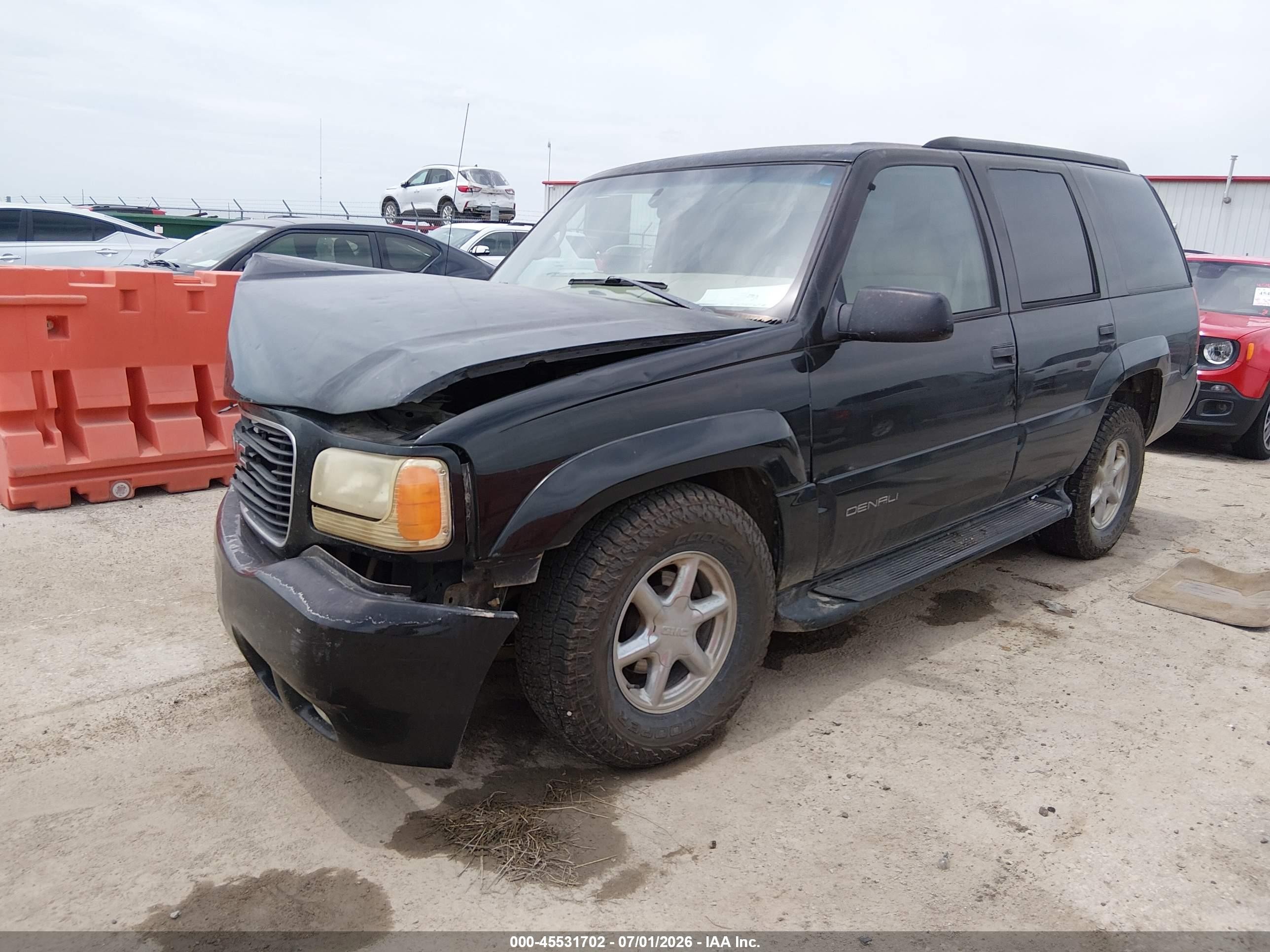 1999 Gmc Denali Black vin: 1GKEK13R2XR907519