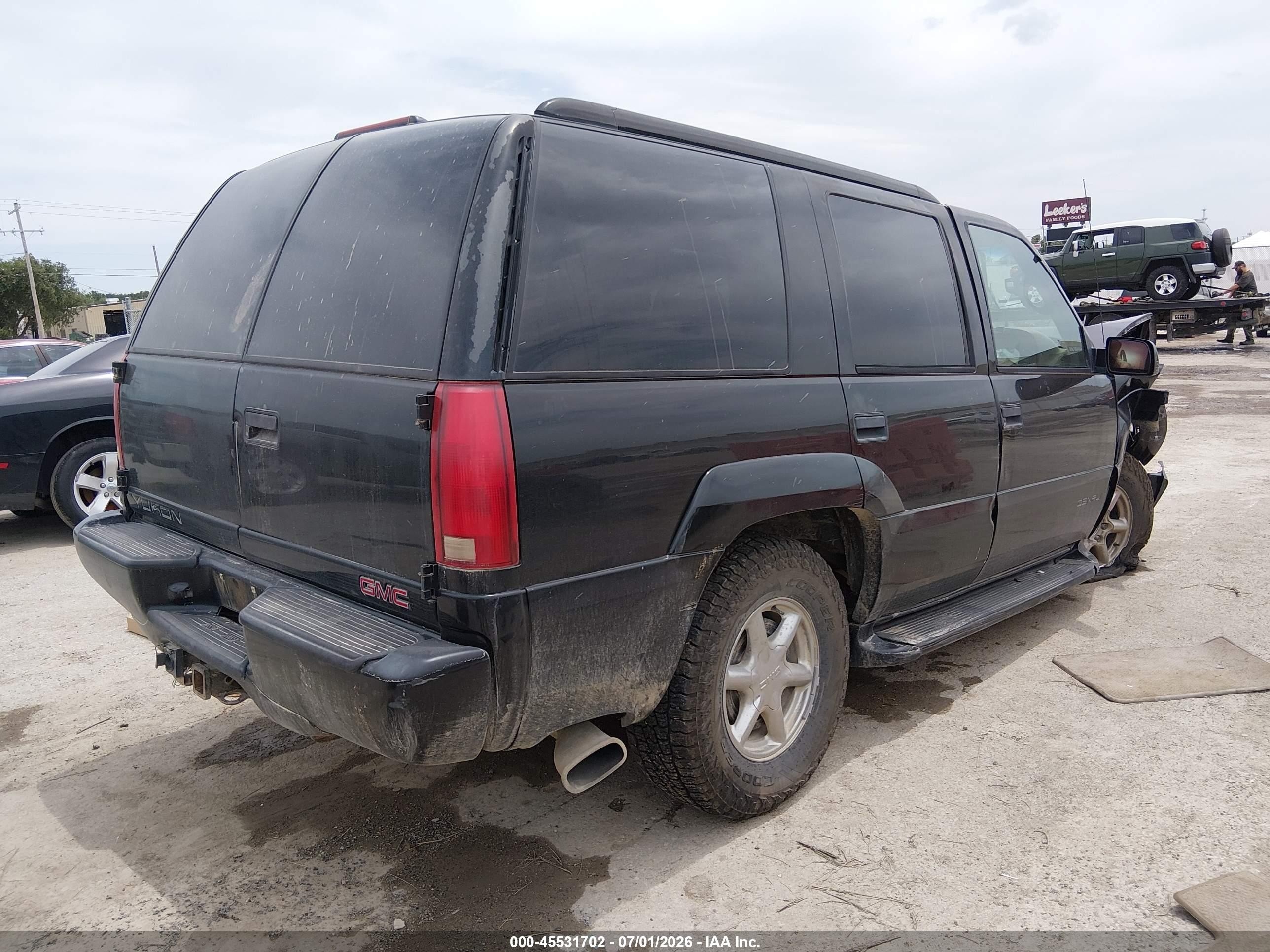 1999 Gmc Denali Black vin: 1GKEK13R2XR907519