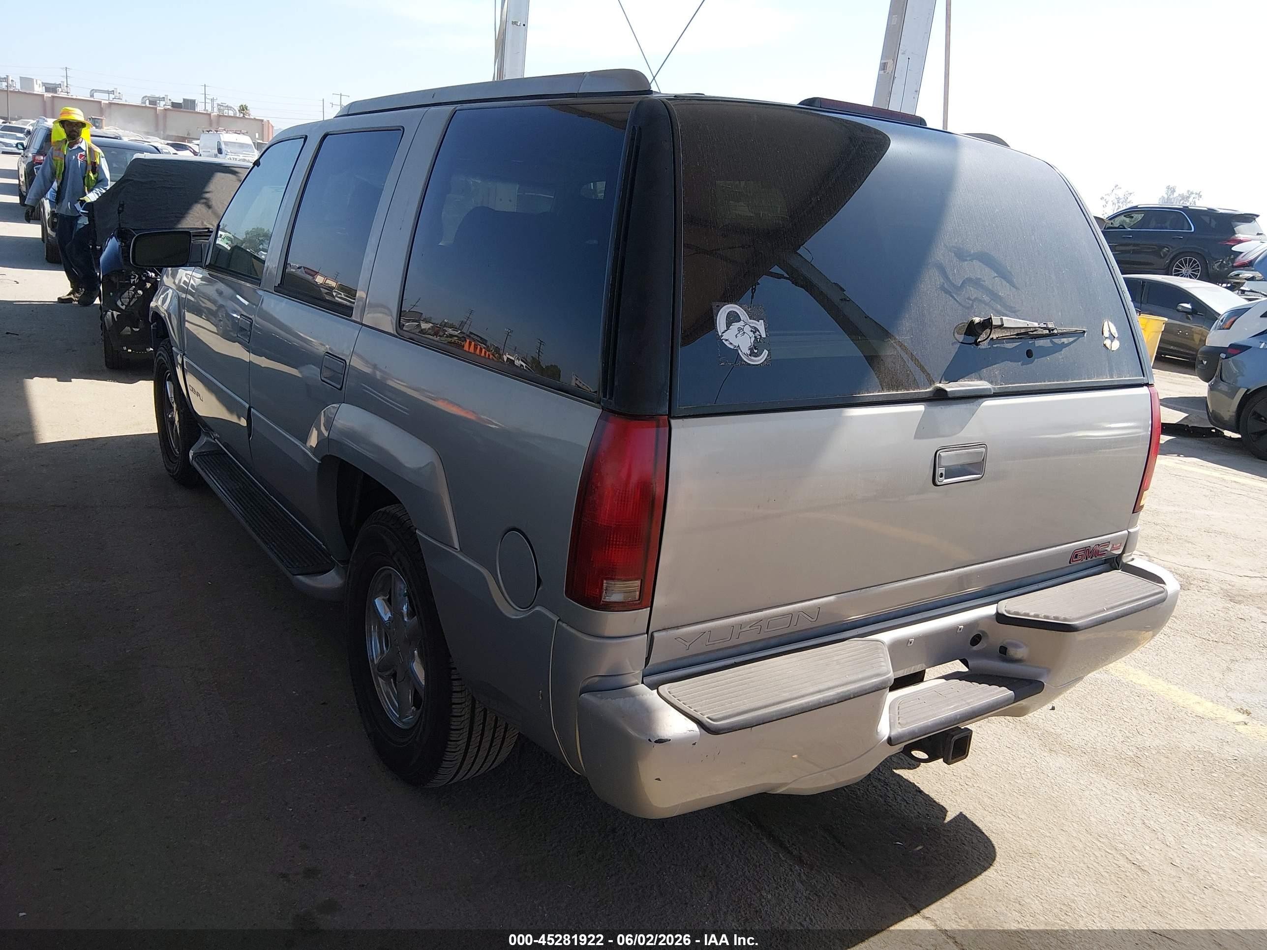 2000 Gmc Yukon Denali   Серебряный vin: 1GKEK13R2YR116795