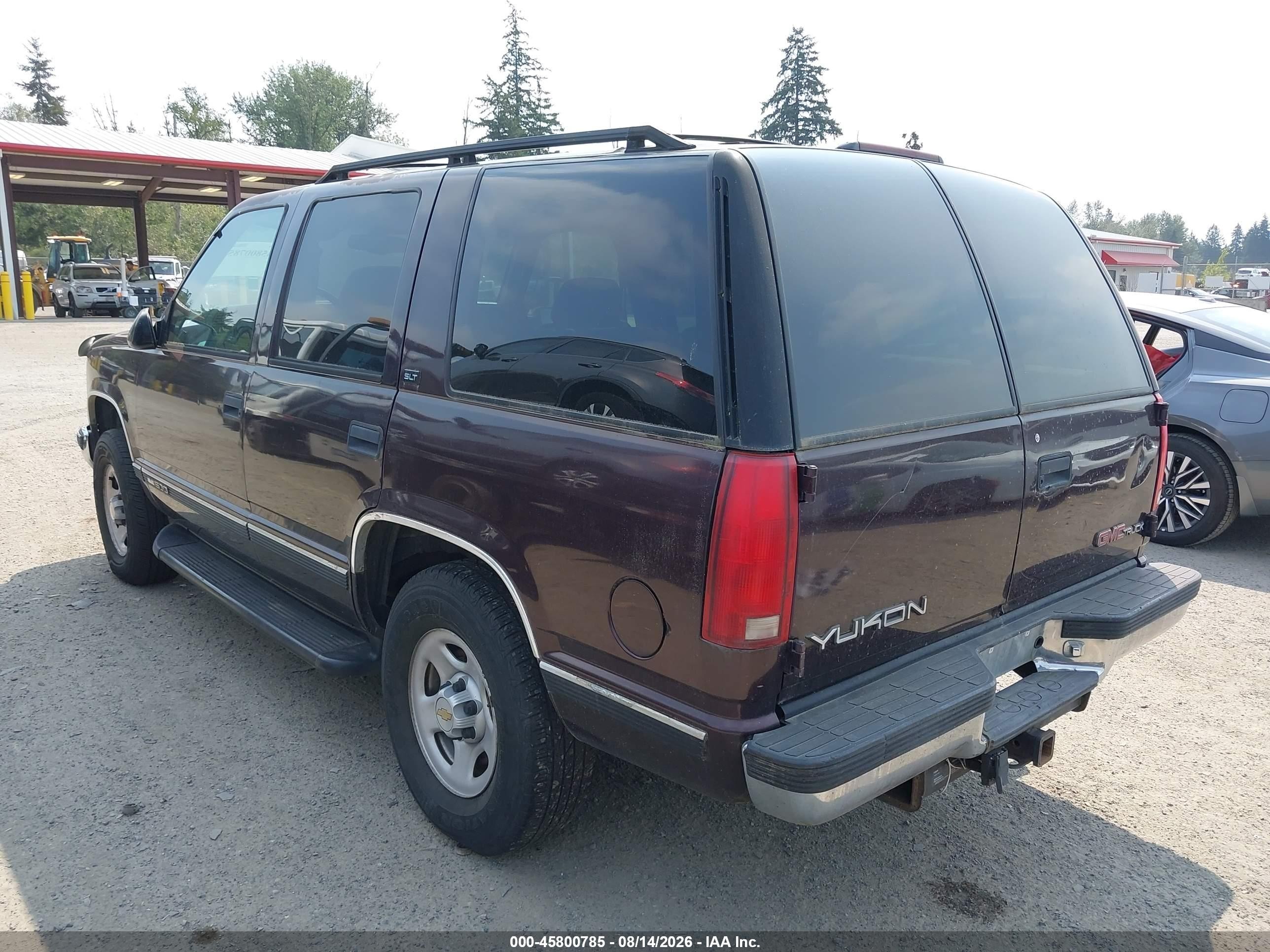 1997 Gmc Yukon Slt Cmi Purple vin: 1GKEK13R4VJ727373