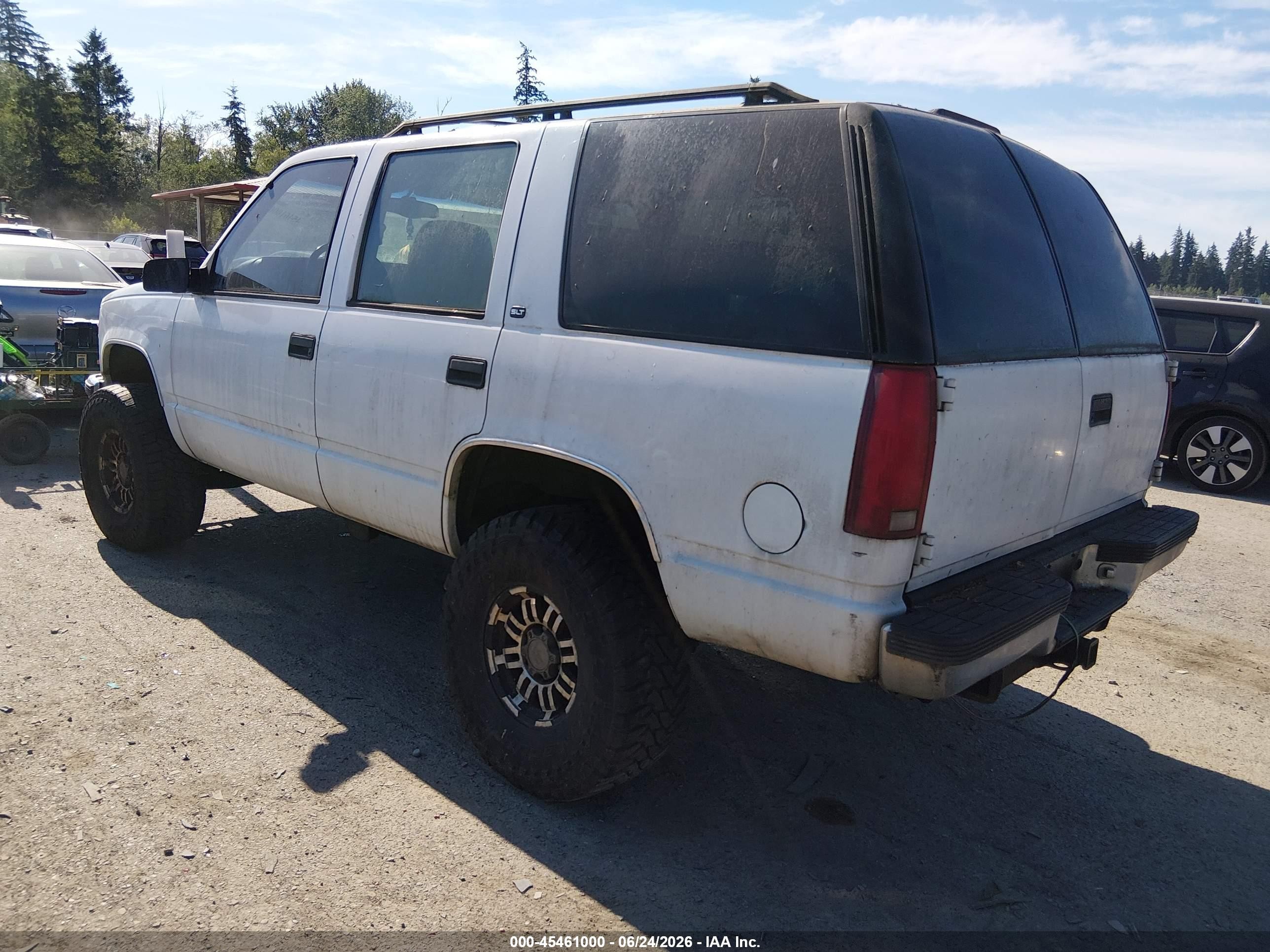 1997 Gmc Yukon Slt Cmi Белый vin: 1GKEK13R4VJ742696