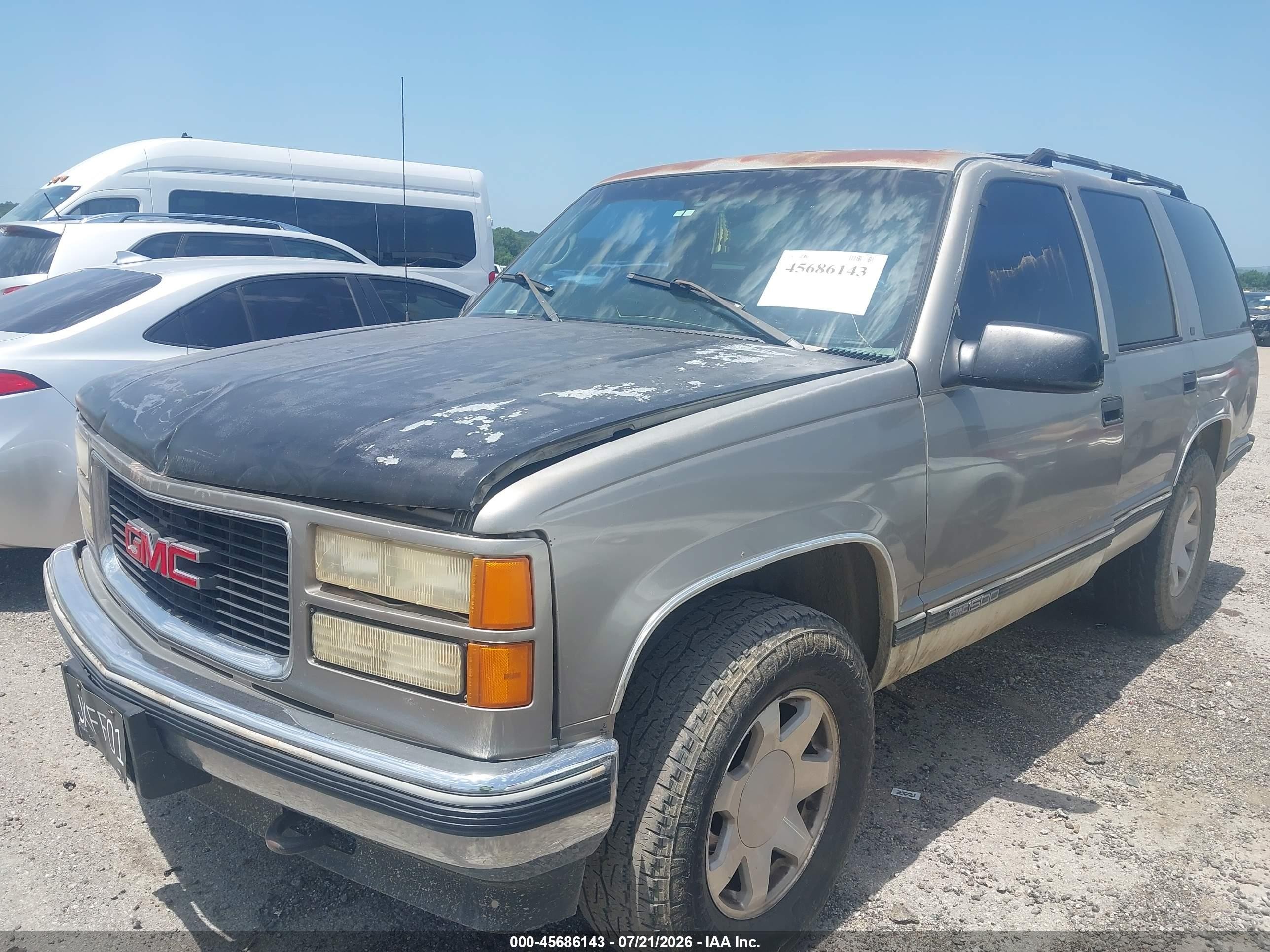 1999 Gmc Yukon Slt Gm Buypower Beige vin: 1GKEK13R5XJ768534