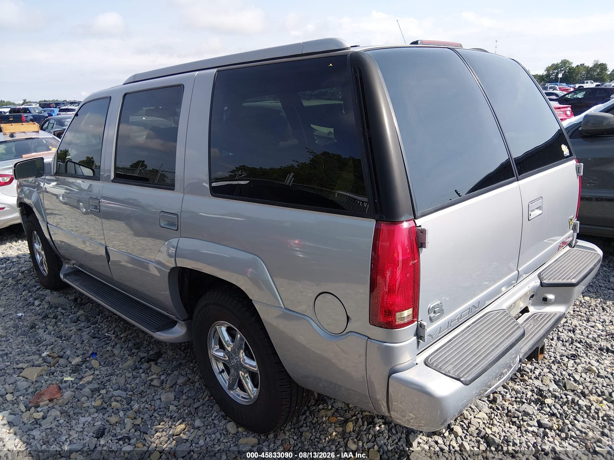 2000 Gmc Yukon Denali   Серебряный vin: 1GKEK13R6YR118064