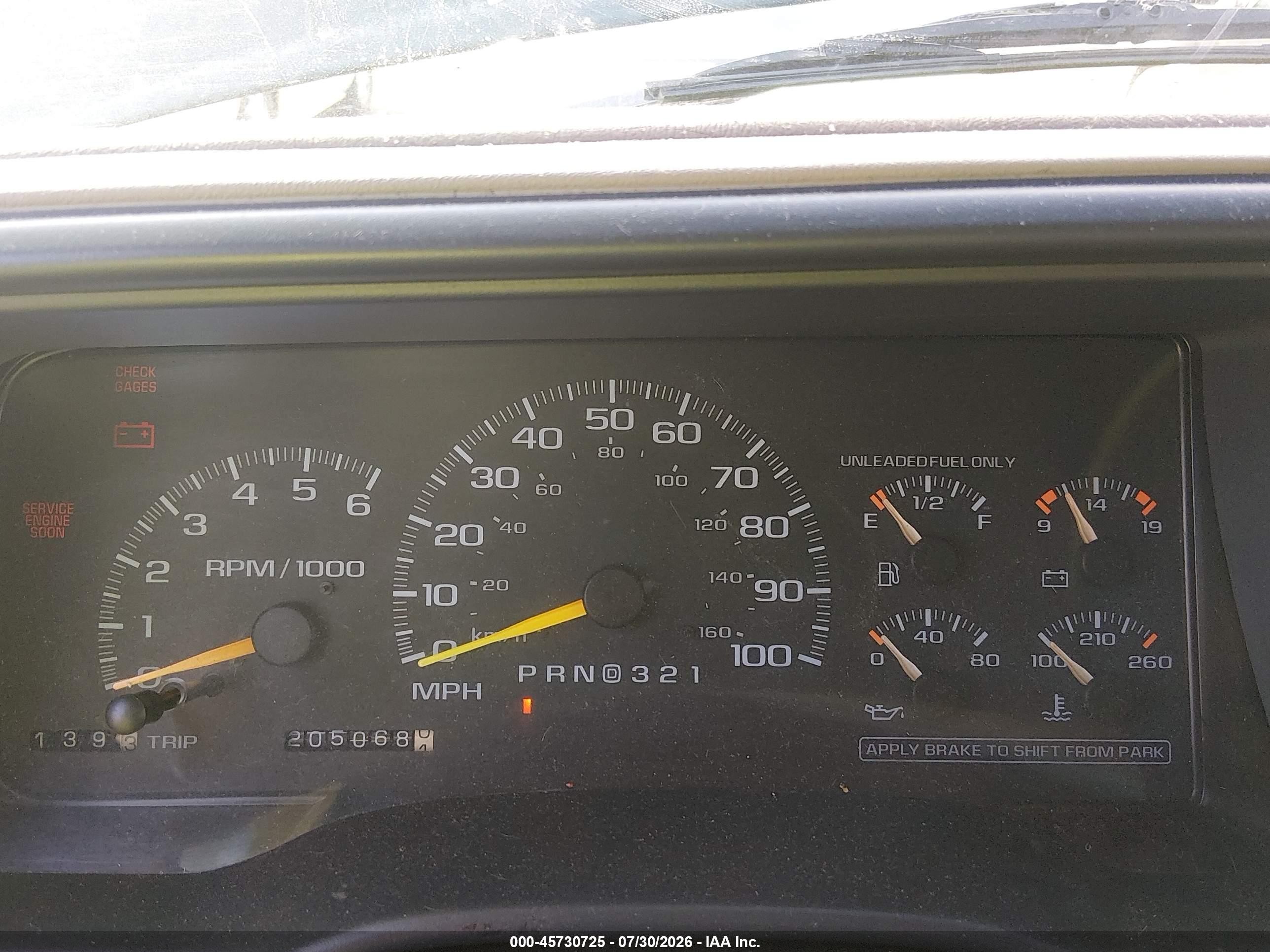 1997 Gmc Yukon Slt Cmi Green vin: 1GKEK13R7VJ758603