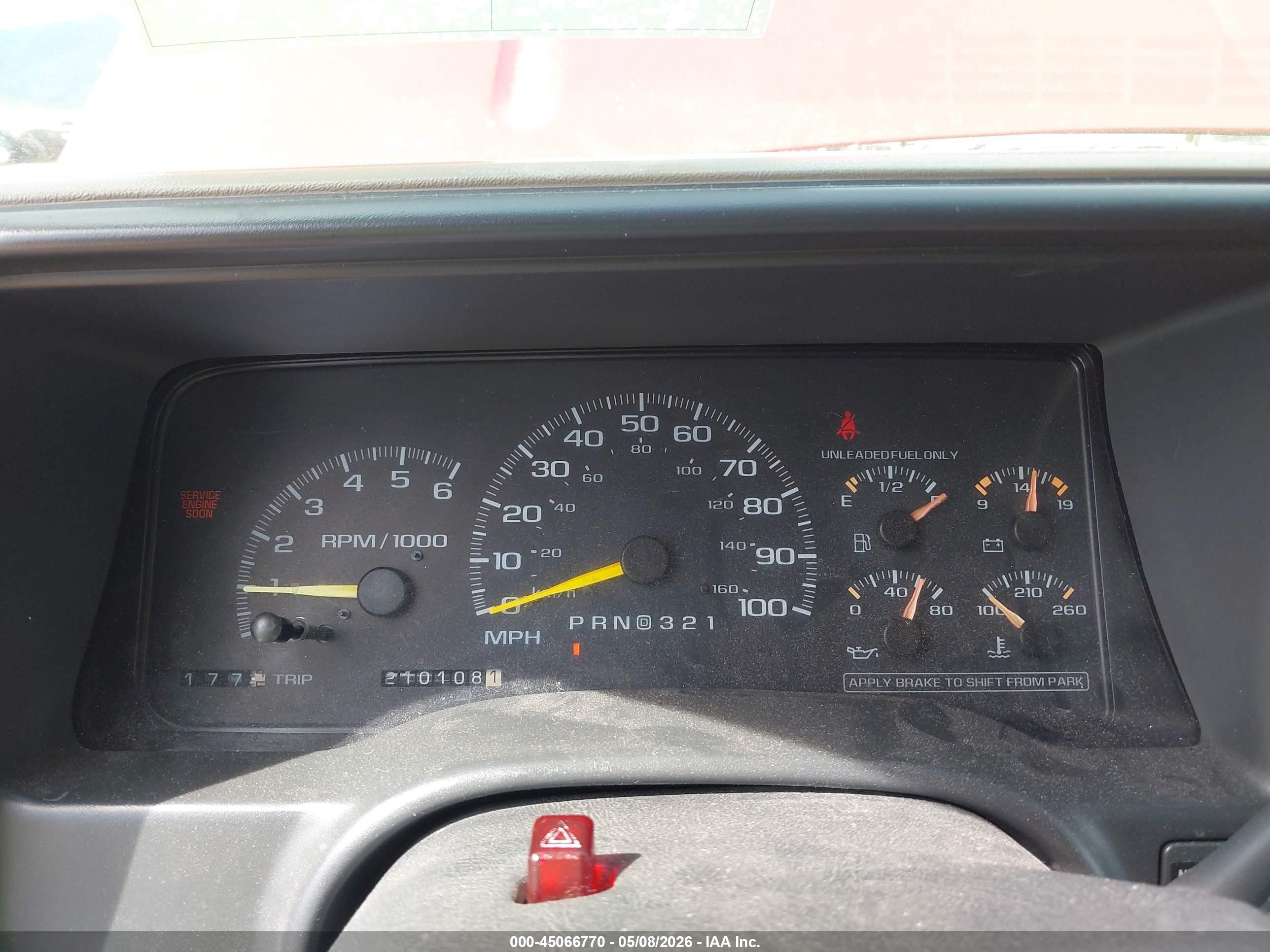 1999 Gmc Yukon Slt Cmi Red vin: 1GKEK13R7XR504281