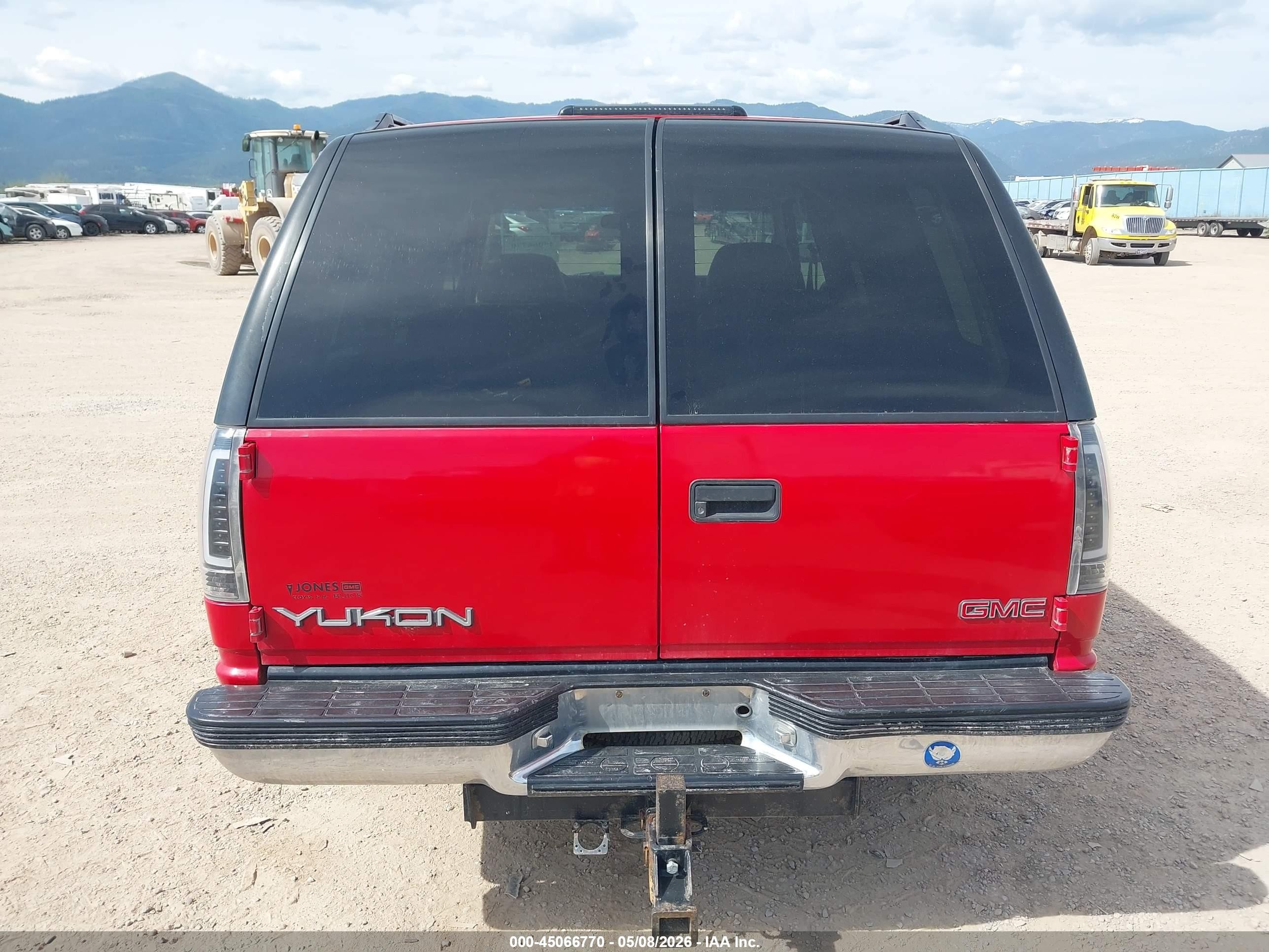 1999 Gmc Yukon Slt Cmi Red vin: 1GKEK13R7XR504281