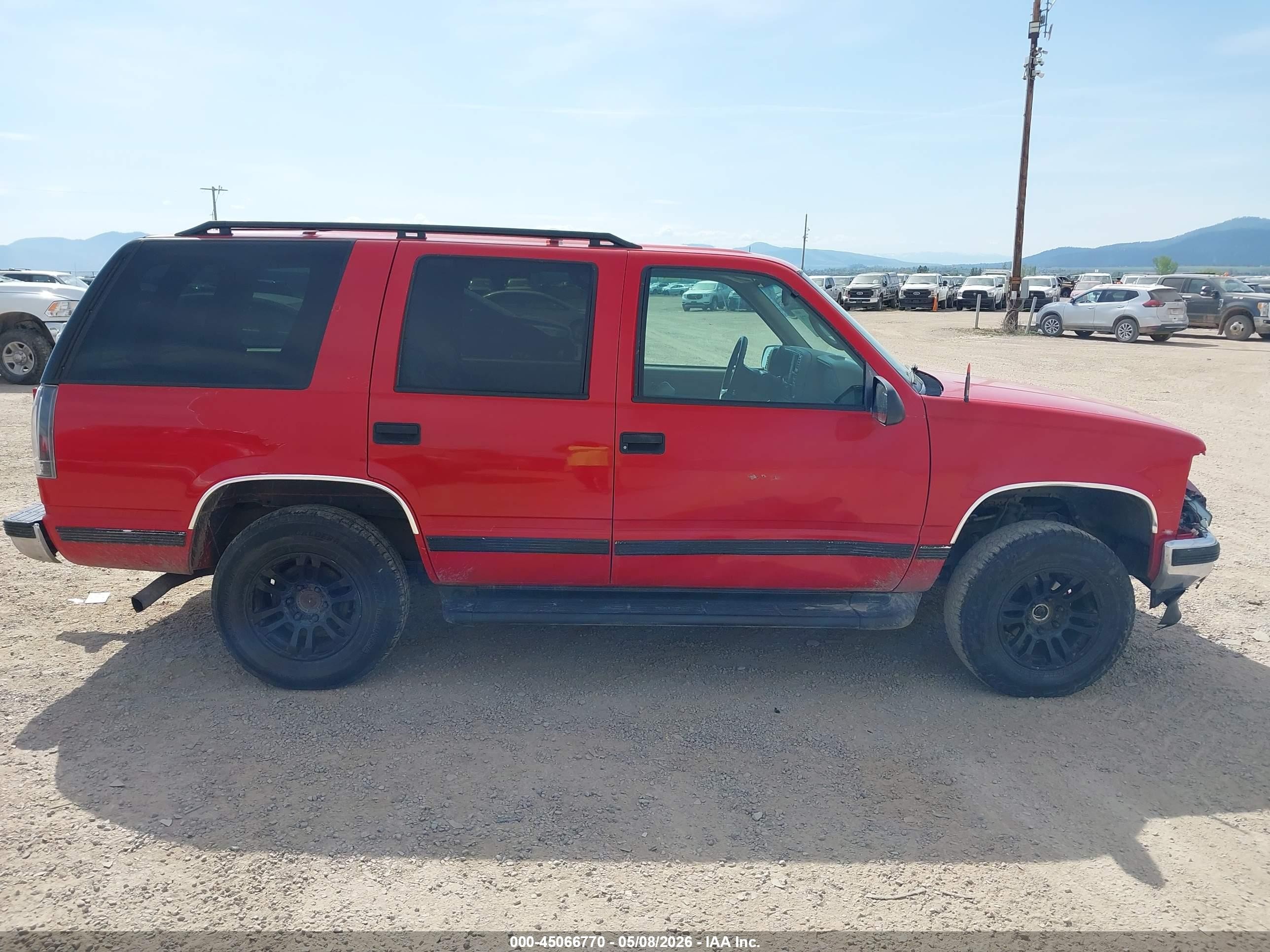 1999 Gmc Yukon Slt Cmi Red vin: 1GKEK13R7XR504281