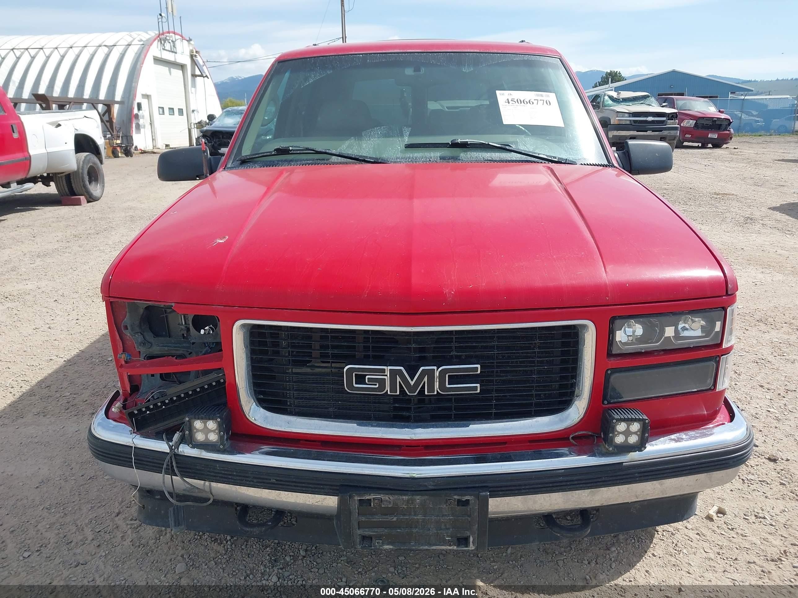 1999 Gmc Yukon Slt Cmi Red vin: 1GKEK13R7XR504281