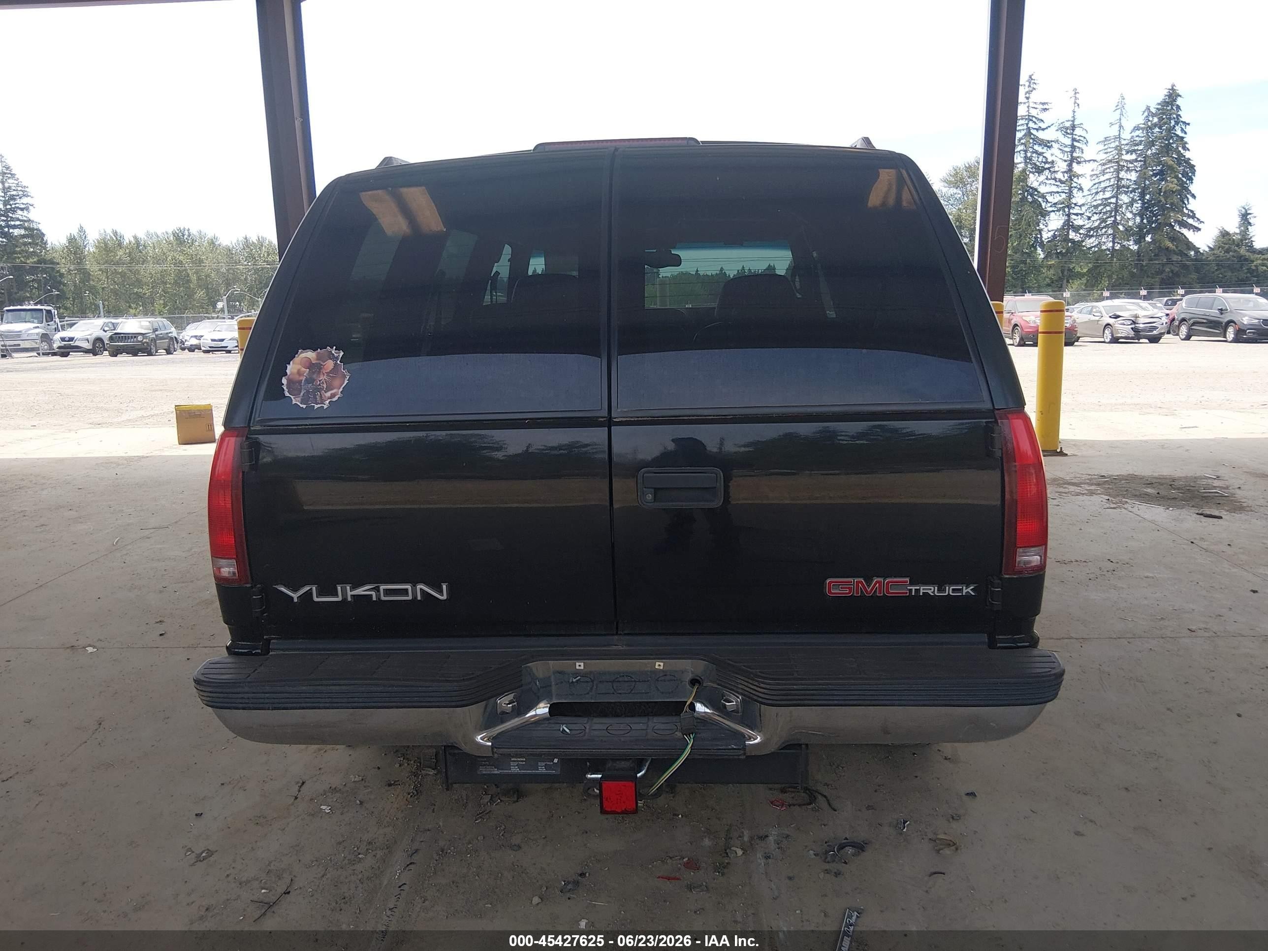 1997 Gmc Yukon Slt Cmi Black vin: 1GKEK13R8VJ747321