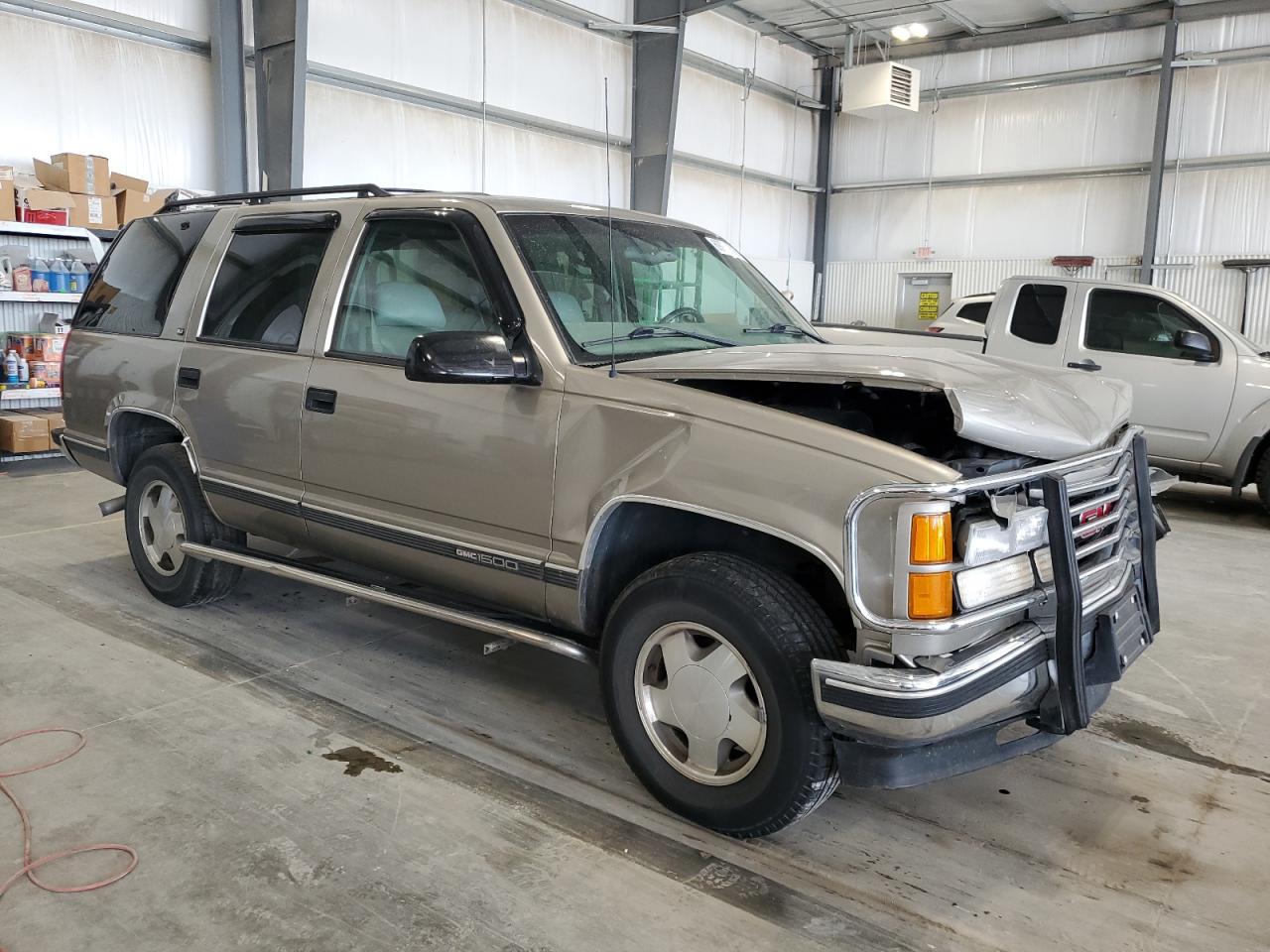 1999 Gmc Yukon Gray vin: 1GKEK13R8XJ726875