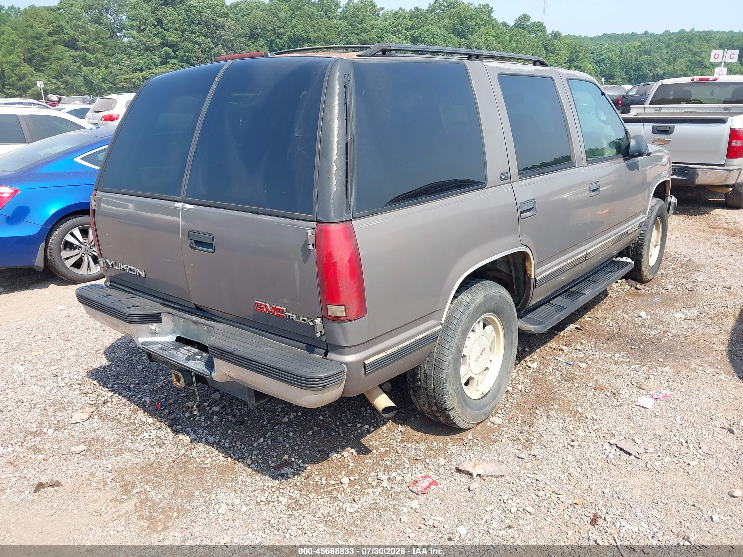 1997 Gmc Yukon Slt Cmi Желто-коричневый vin: 1GKEK13R9VJ703571