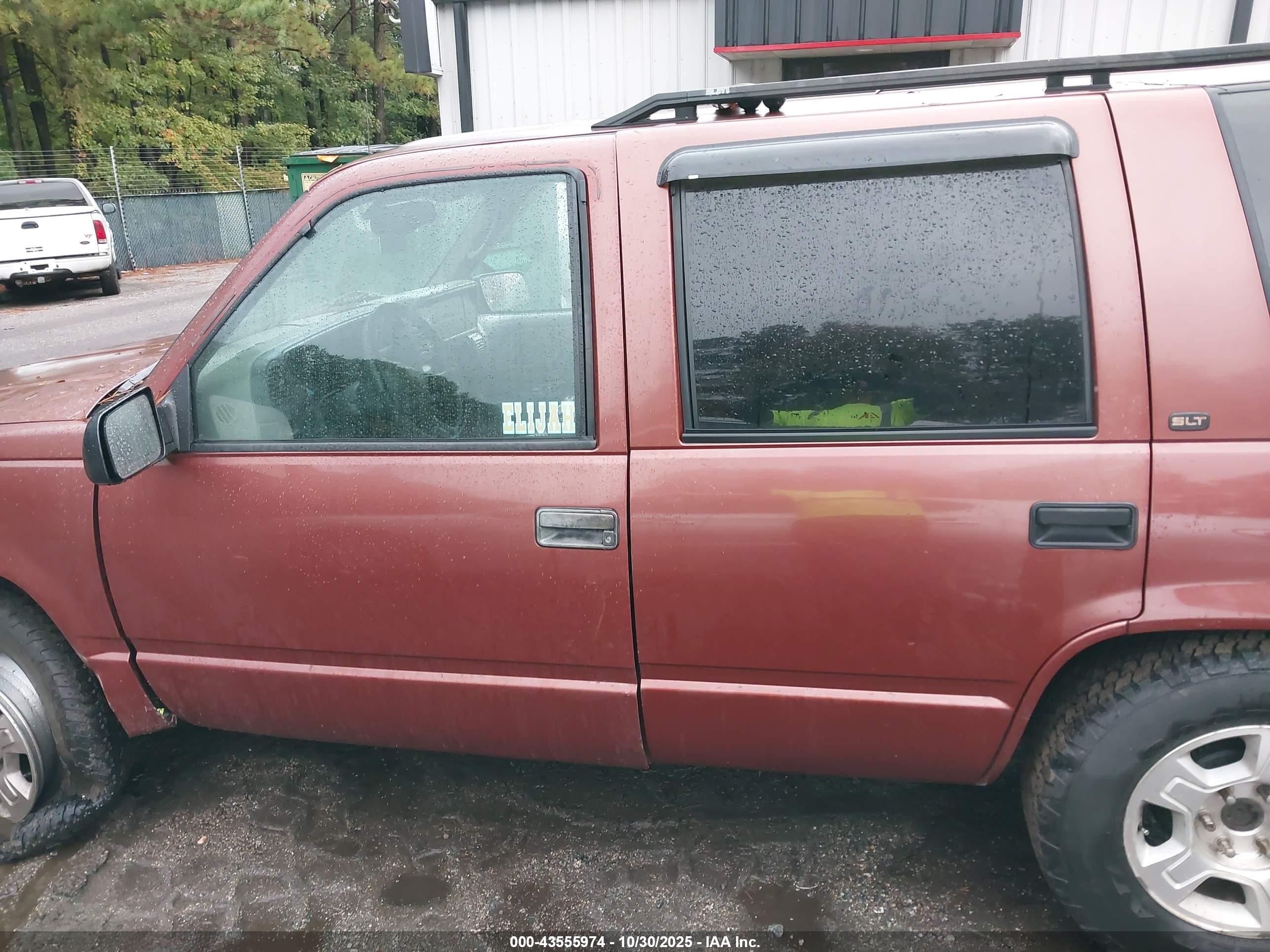 1999 Gmc Yukon Slt Cmi Brown vin: 1GKEK13R9XR506548