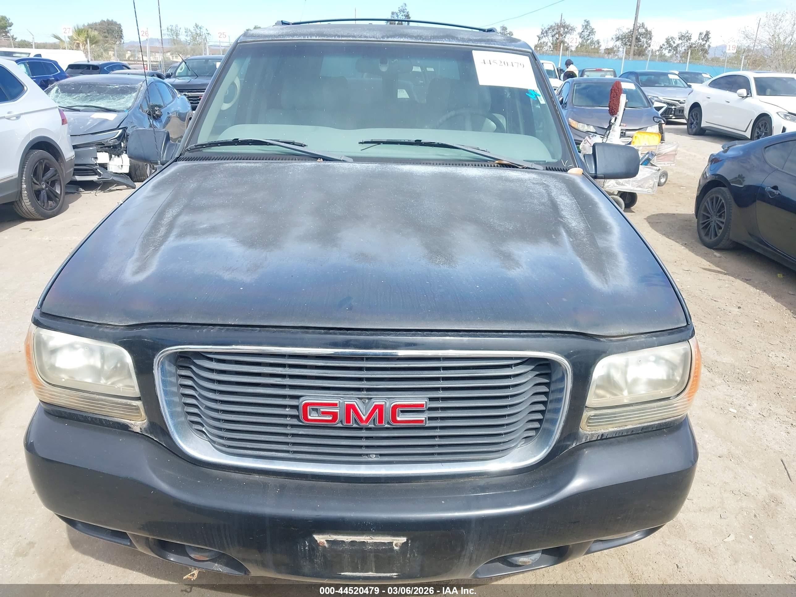 2000 Gmc Yukon Denali Black vin: 1GKEK13R9YR106779