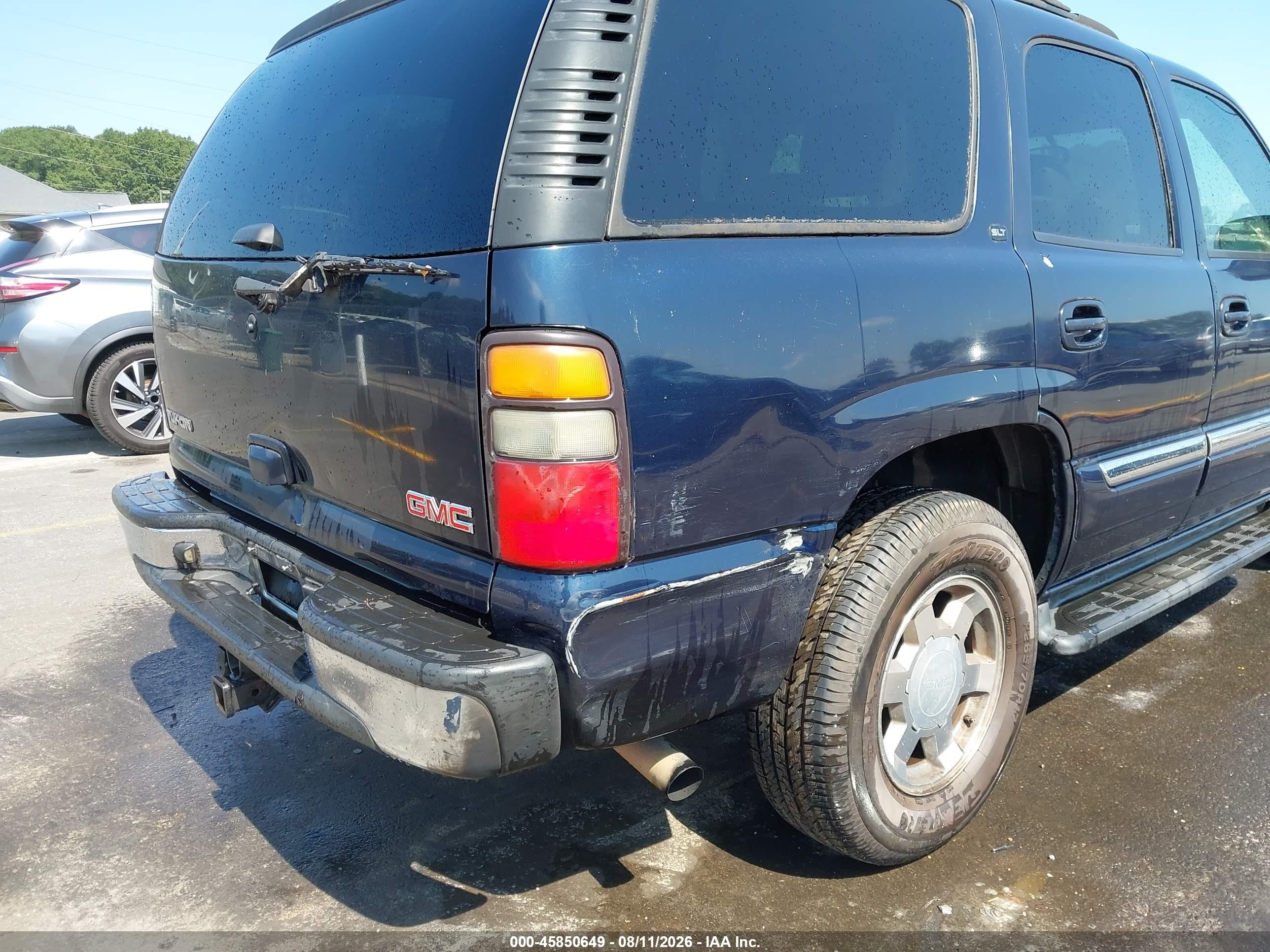 2005 Gmc Yukon Slt Dark Blue vin: 1GKEK13T35J221920